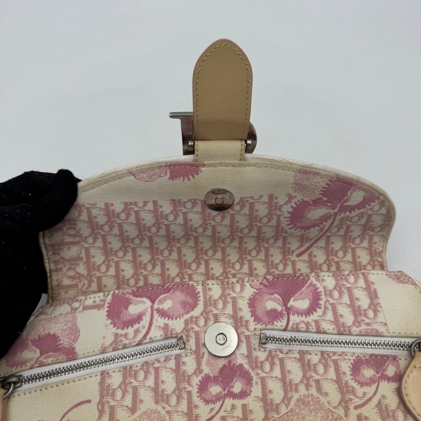 Christian Dior by John Galliano Pink Cherry Blossom Girly Baguette