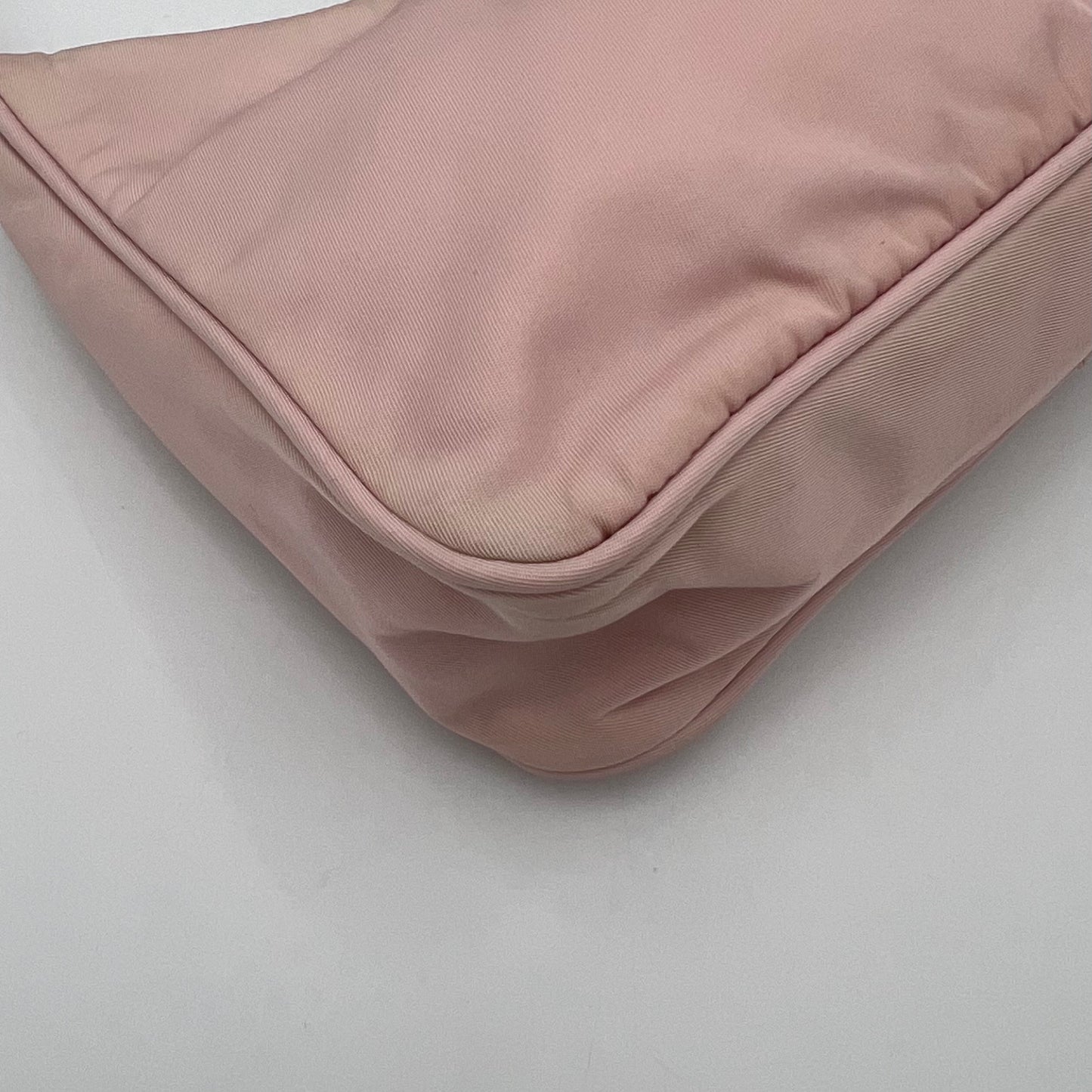 Prada Alabaster Pink Nylon Re-Edition 2000 Mini Hobo Bag