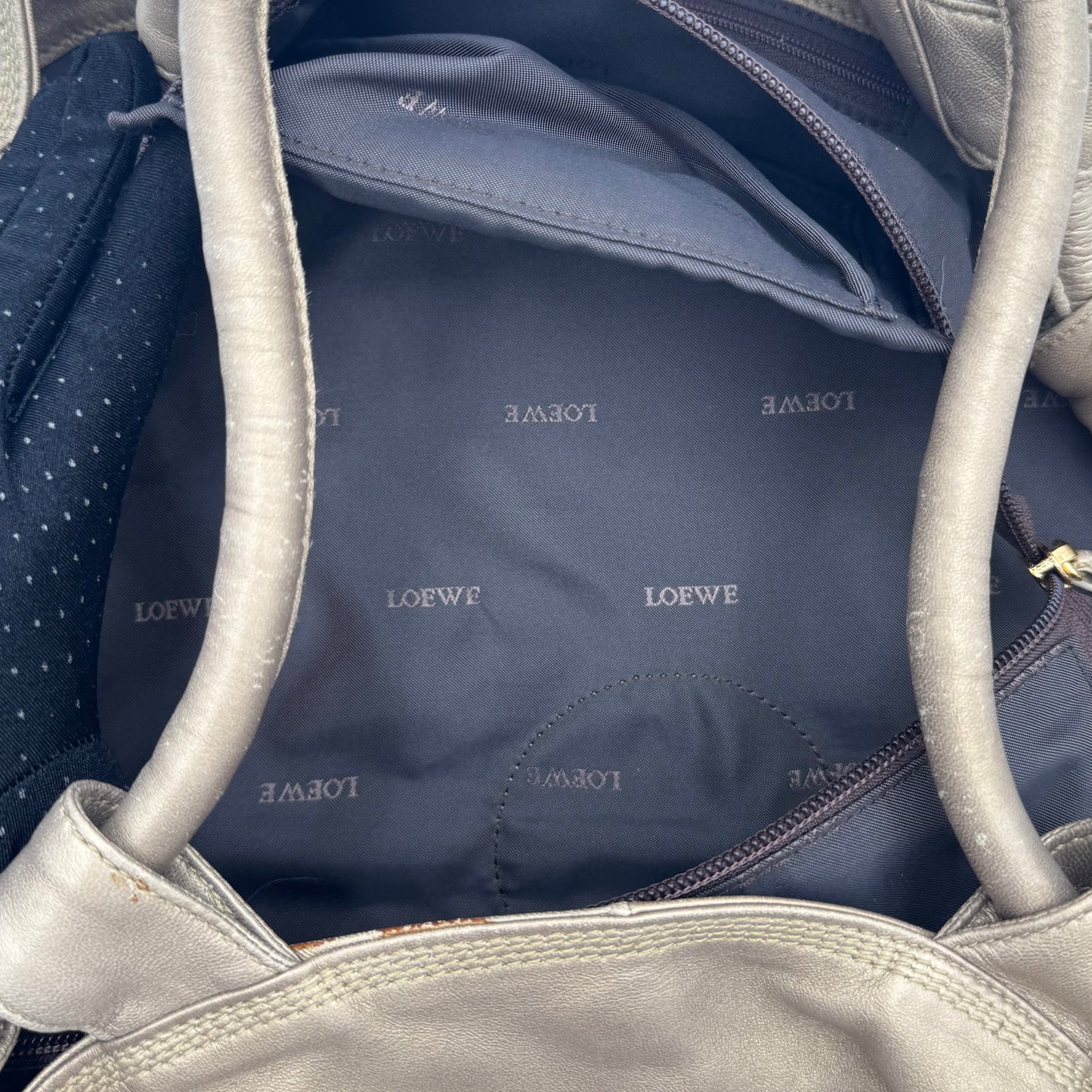 Loewe Gold Nappa Aire Handbag