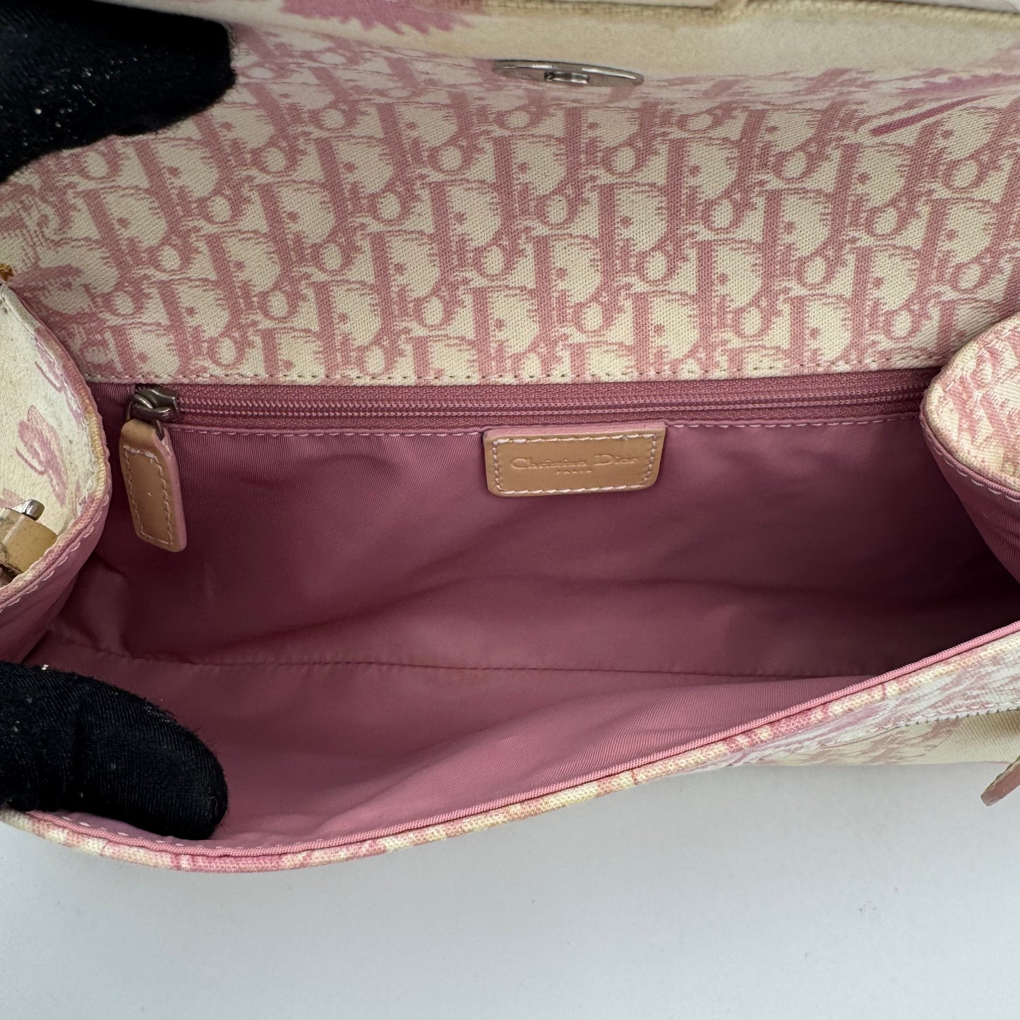 Christian Dior by John Galliano Pink Cherry Blossom Girly Baguette