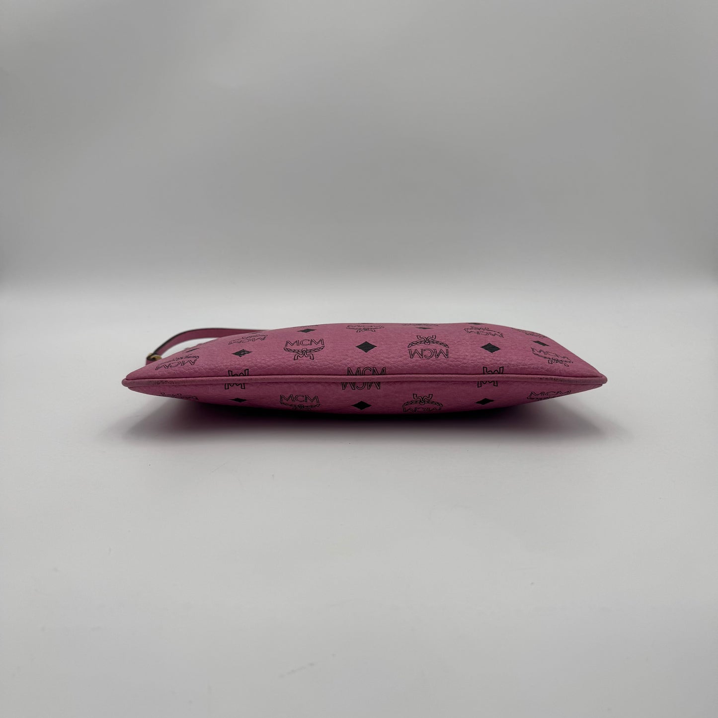 MCM Pink Visetos Pouch Shoulder Bag