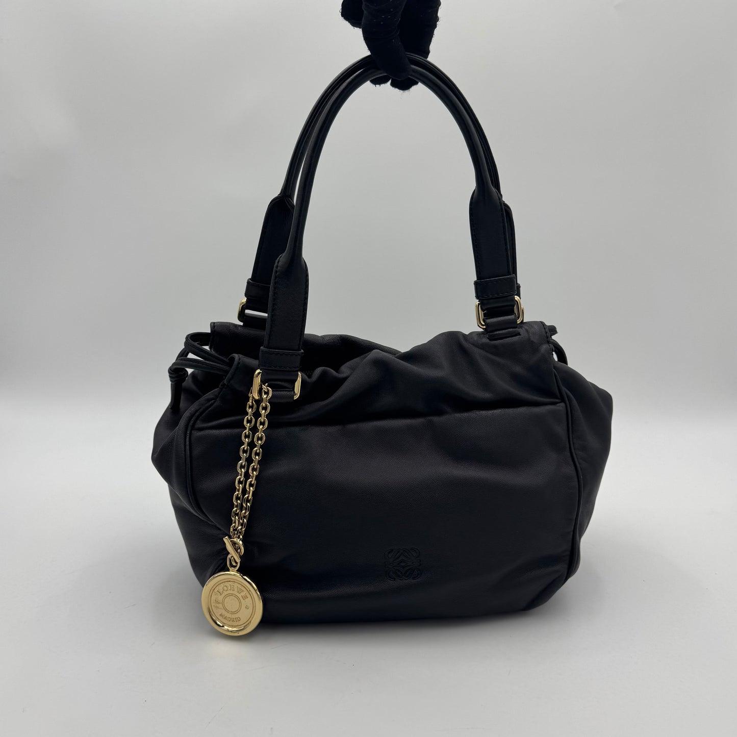 Loewe Black Anagram Nappa Handbag