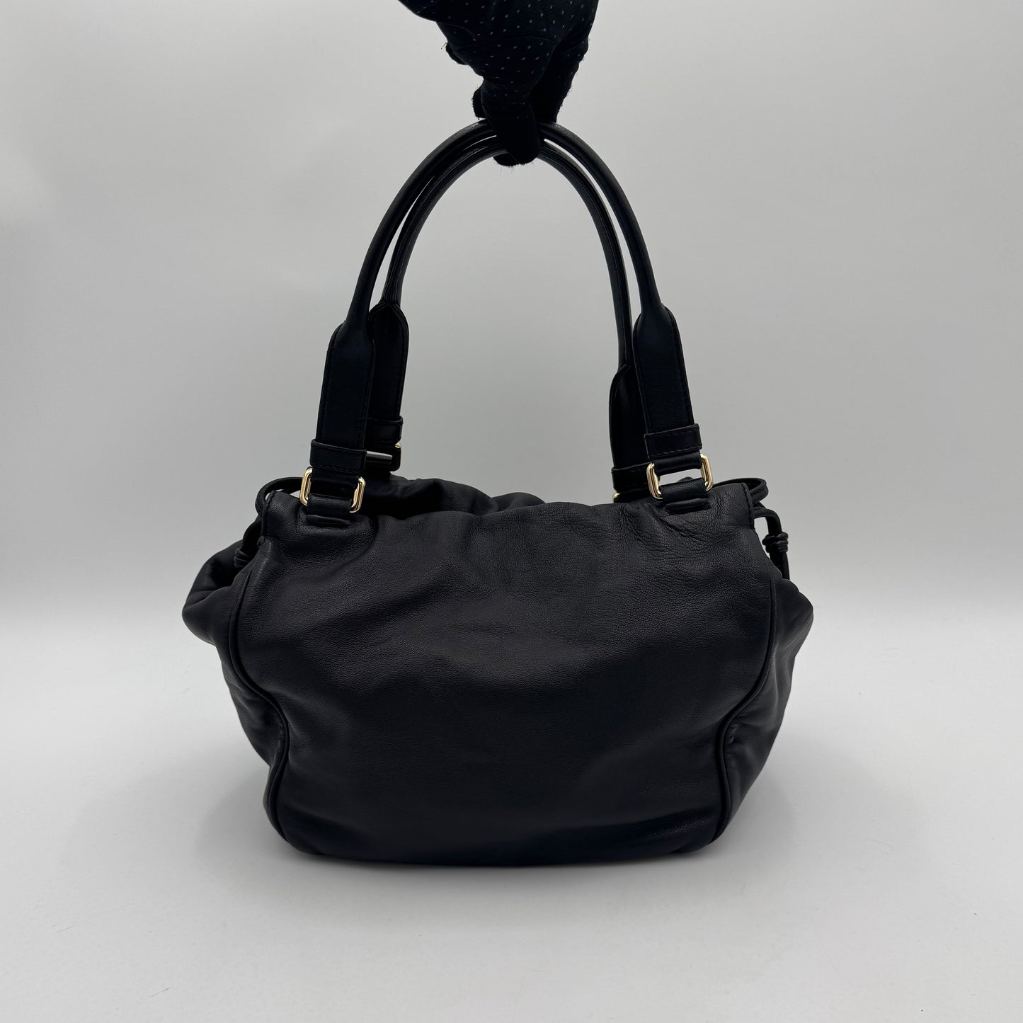 Loewe Black Anagram Nappa Handbag