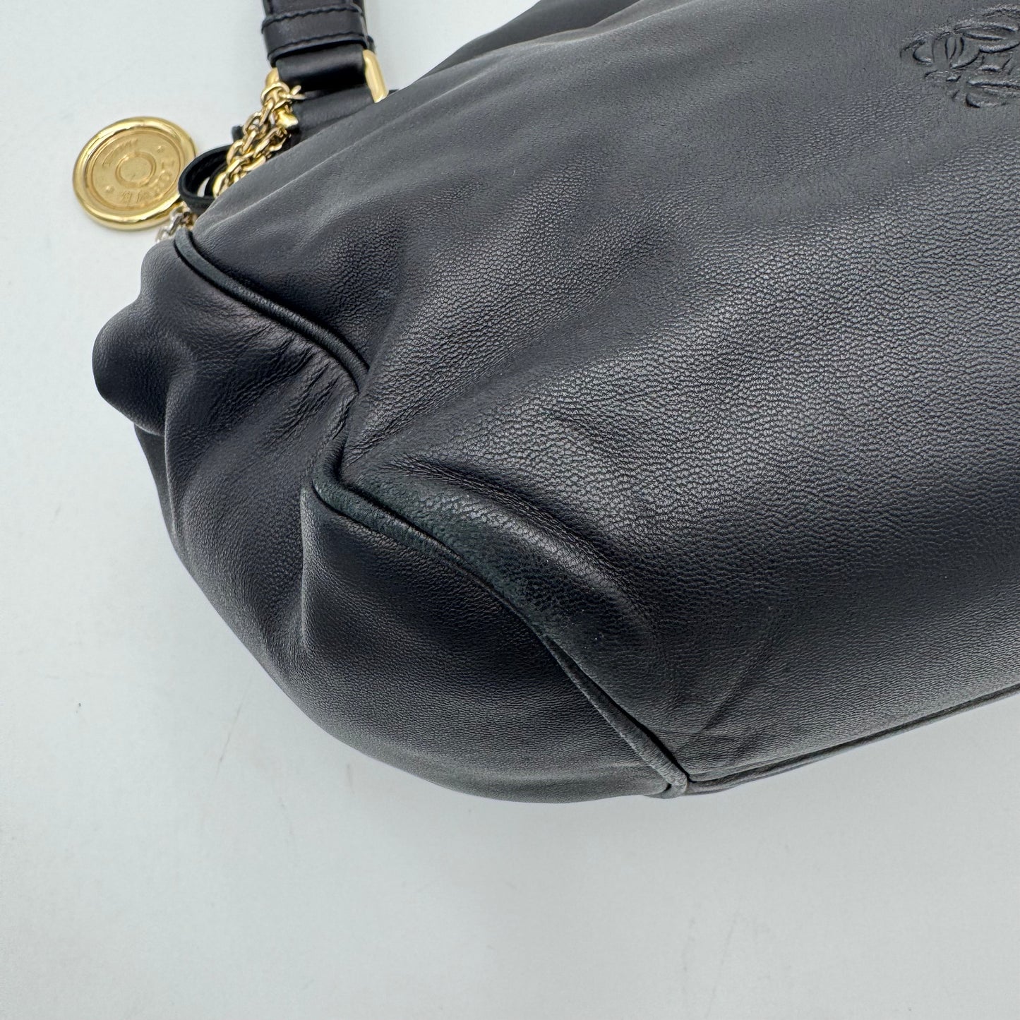 Loewe Black Anagram Nappa Handbag