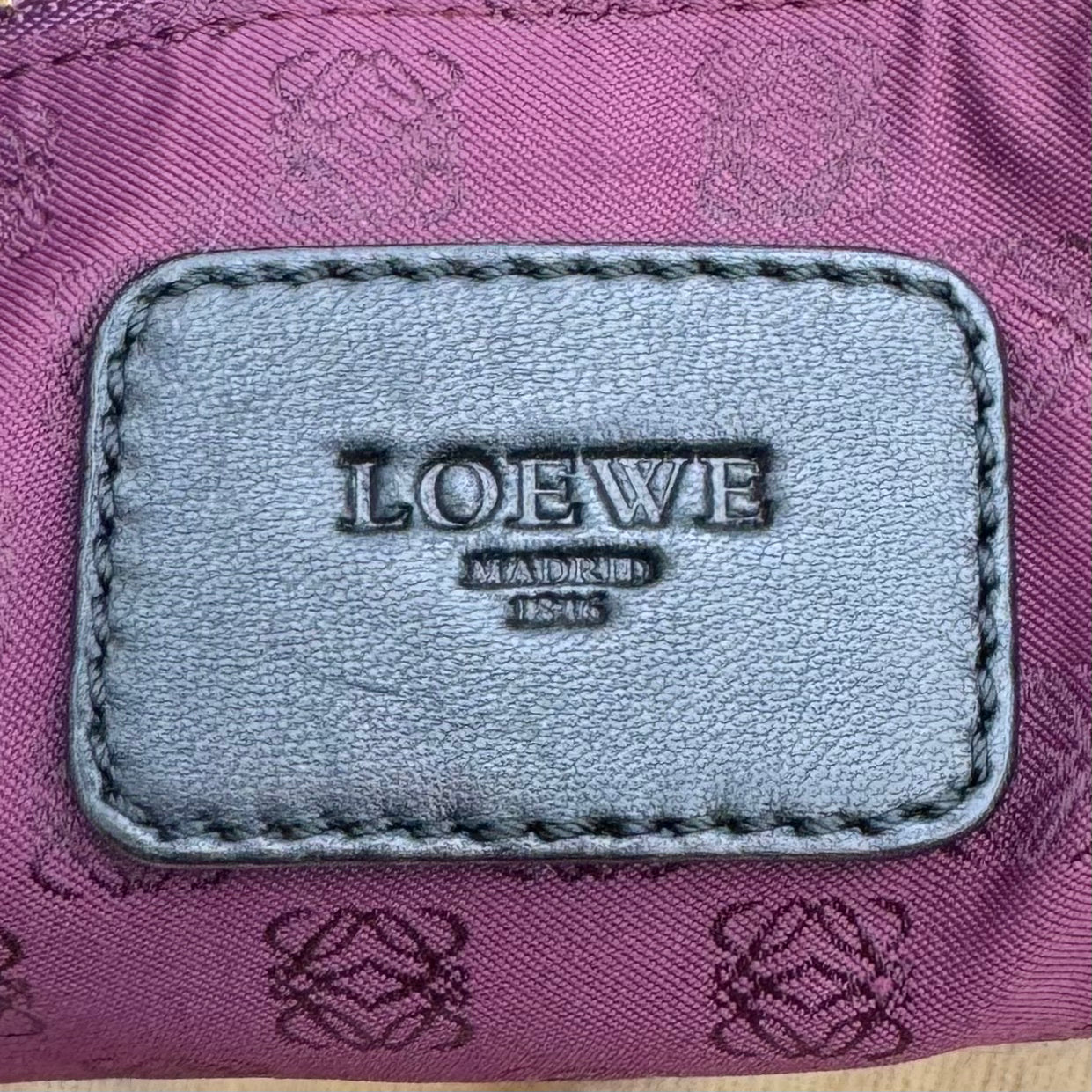 Loewe Black Anagram Nappa Handbag