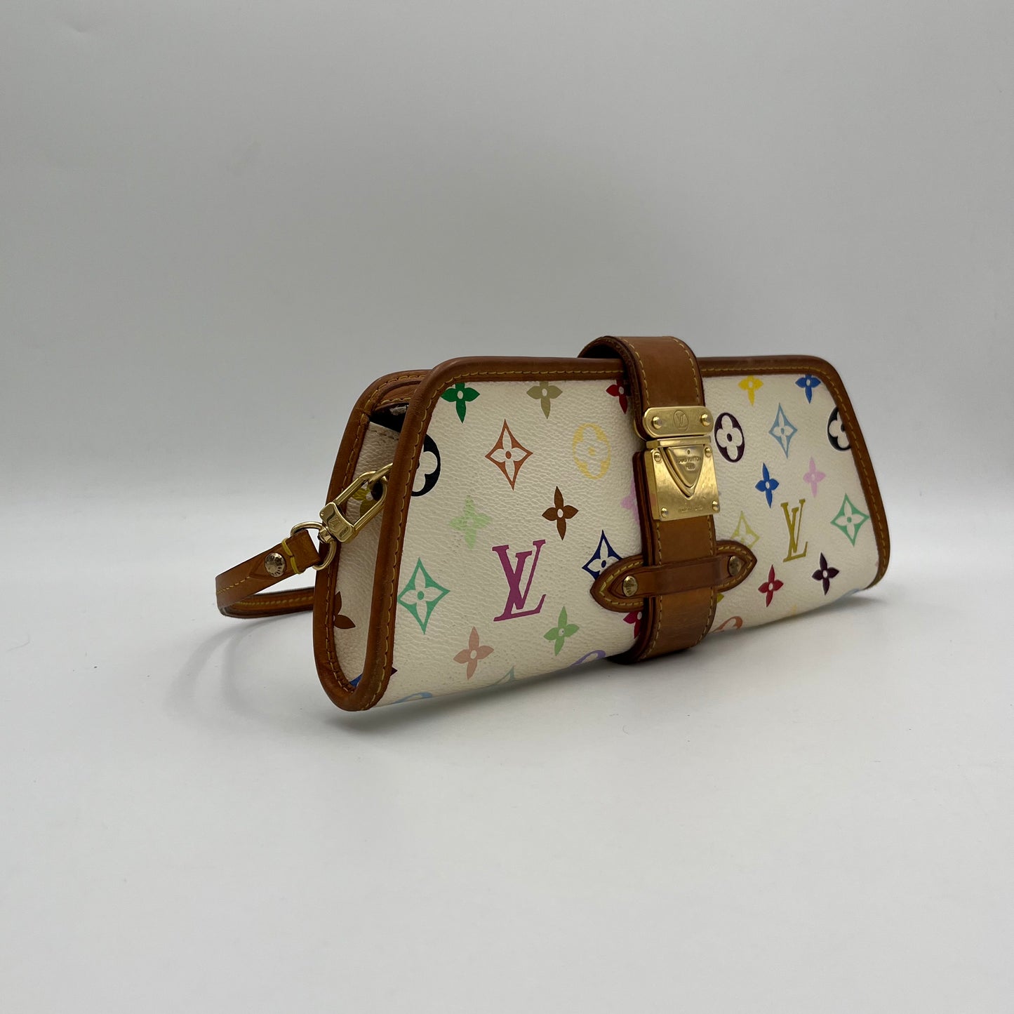 LV White Multicolor Shirley