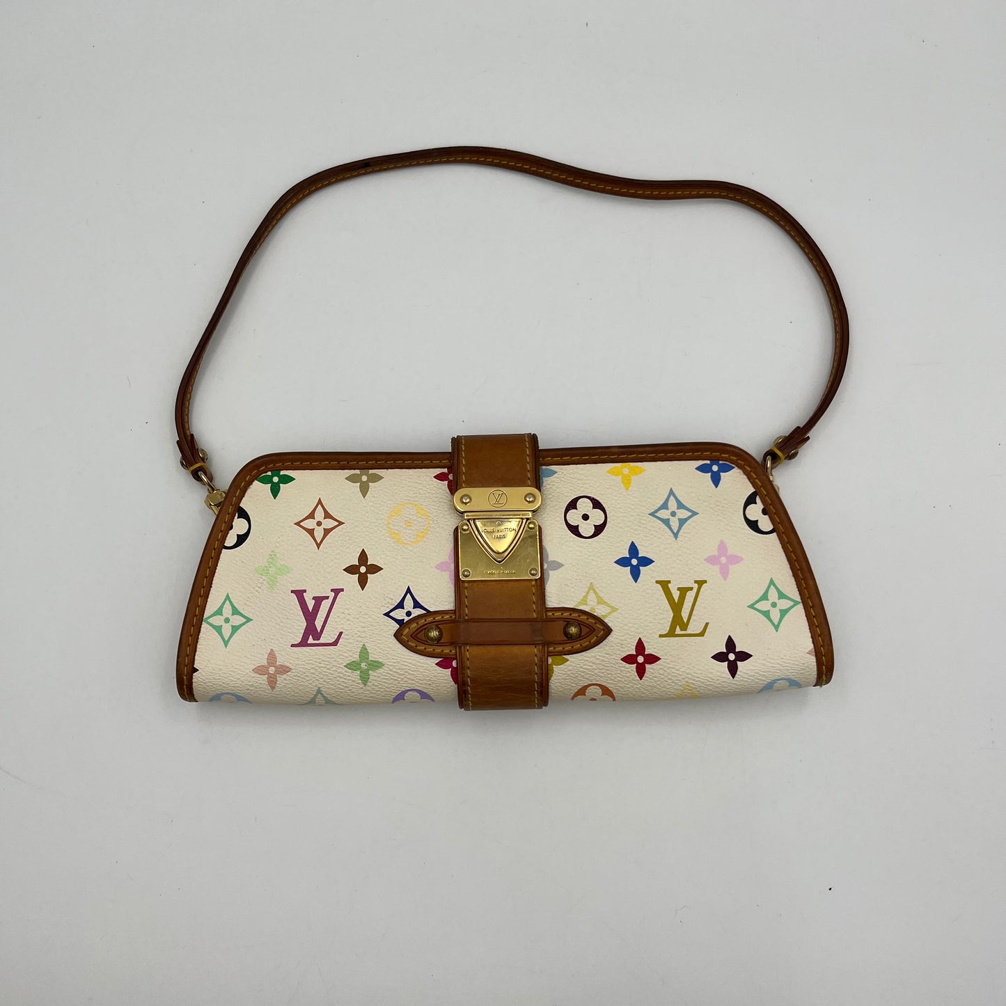 LV White Multicolor Shirley