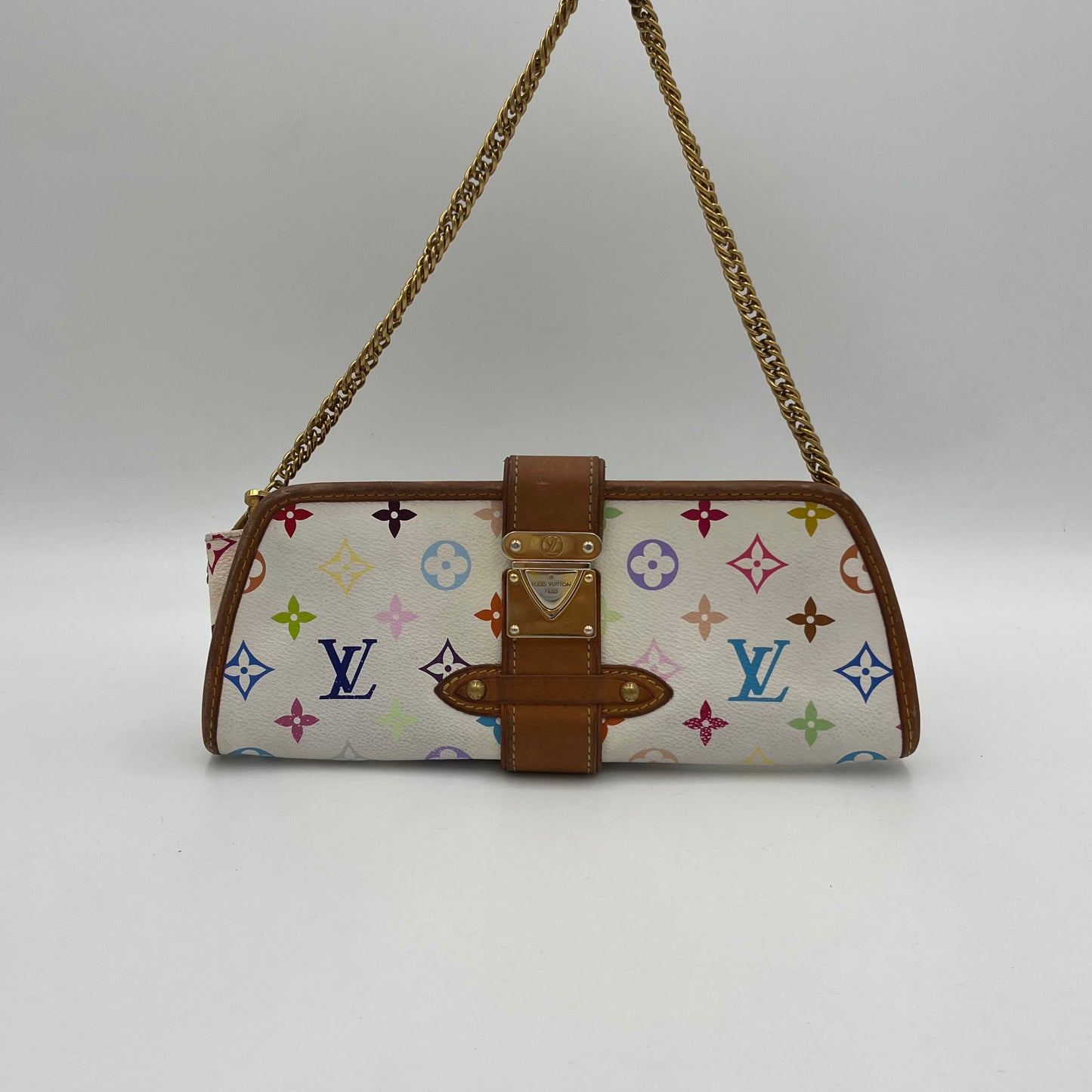 LV White Multicolor Shirley