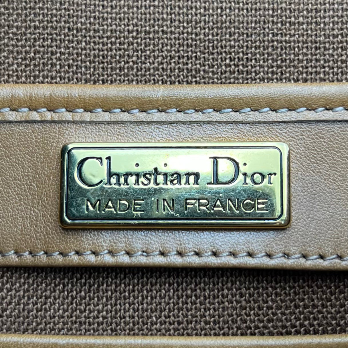 Christian Dior Dark Honeycomb Bucket Flap Crossbody