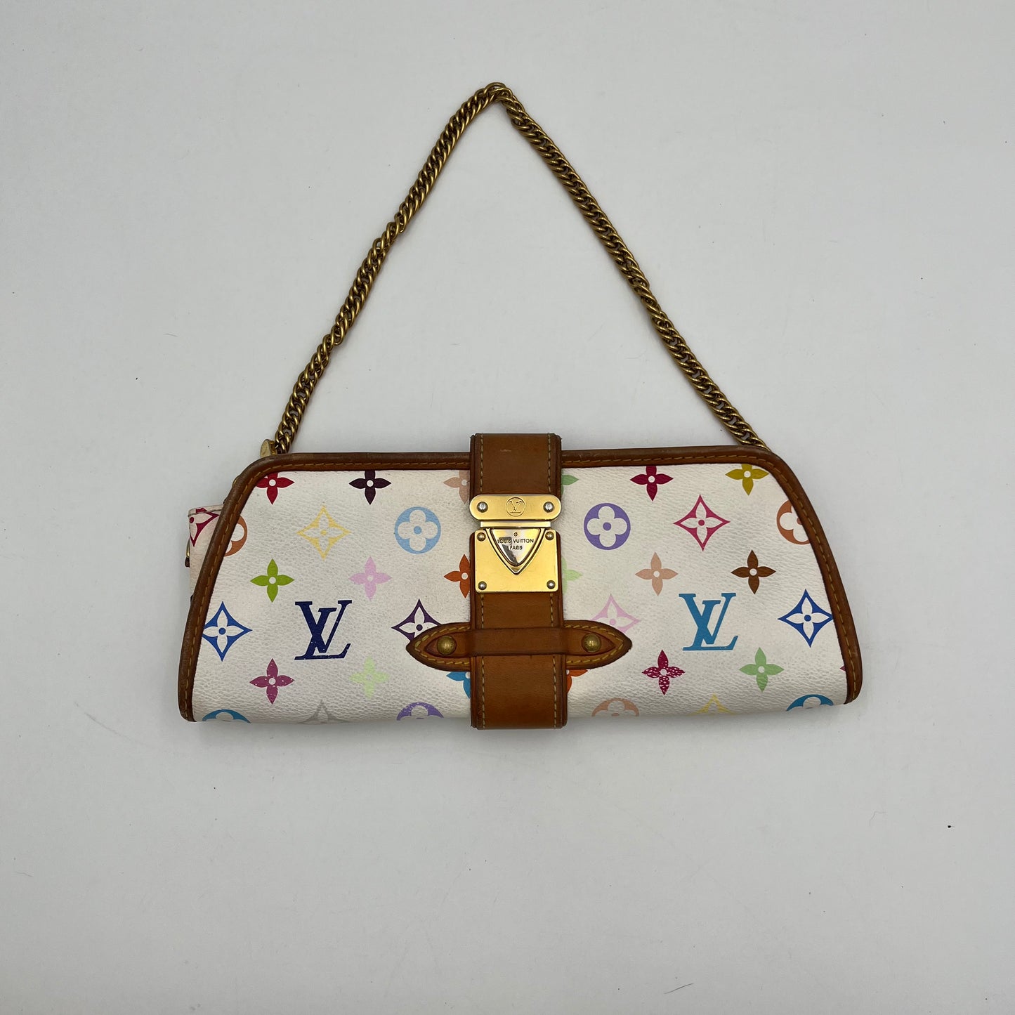 LV White Multicolor Shirley