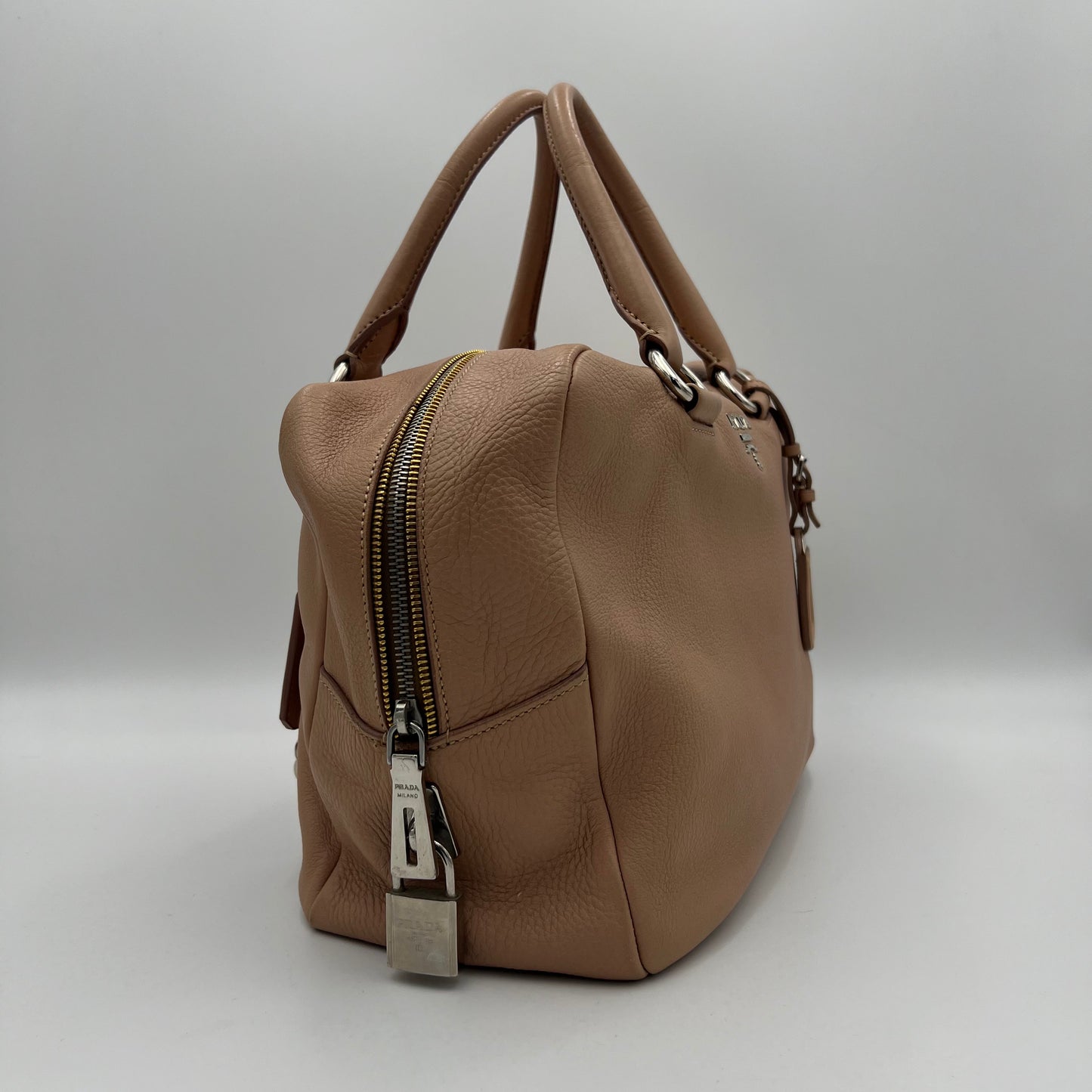 Prada Nude Pink Vitello Daino Handbag