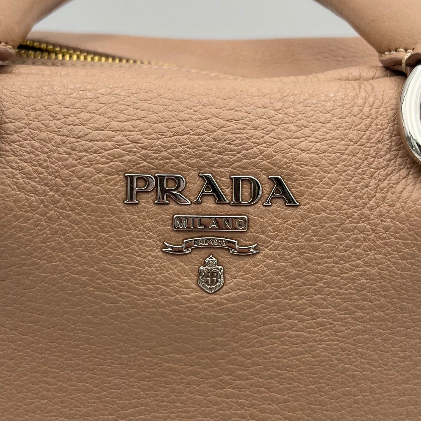 Prada Nude Pink Vitello Daino Handbag