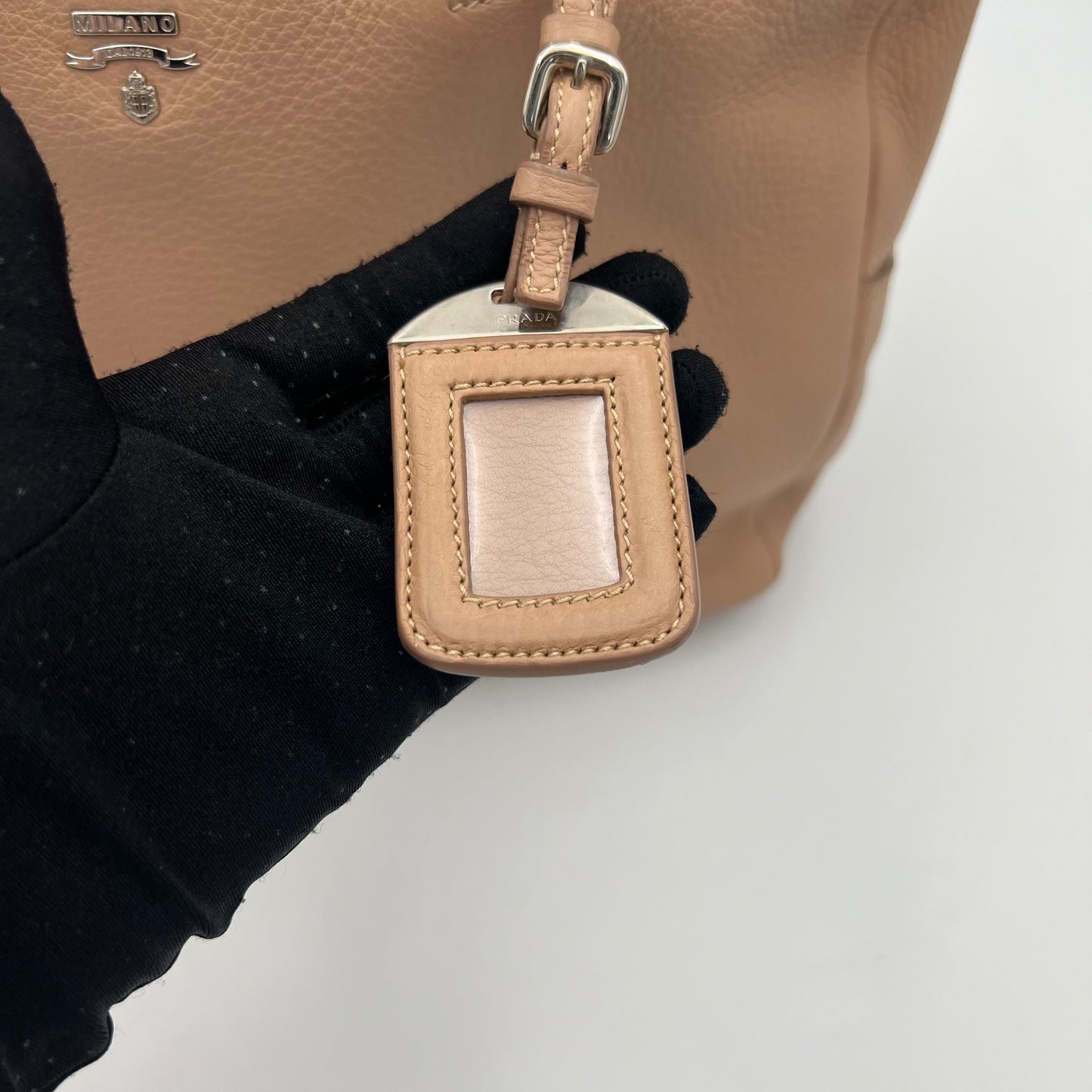Prada Nude Pink Vitello Daino Handbag