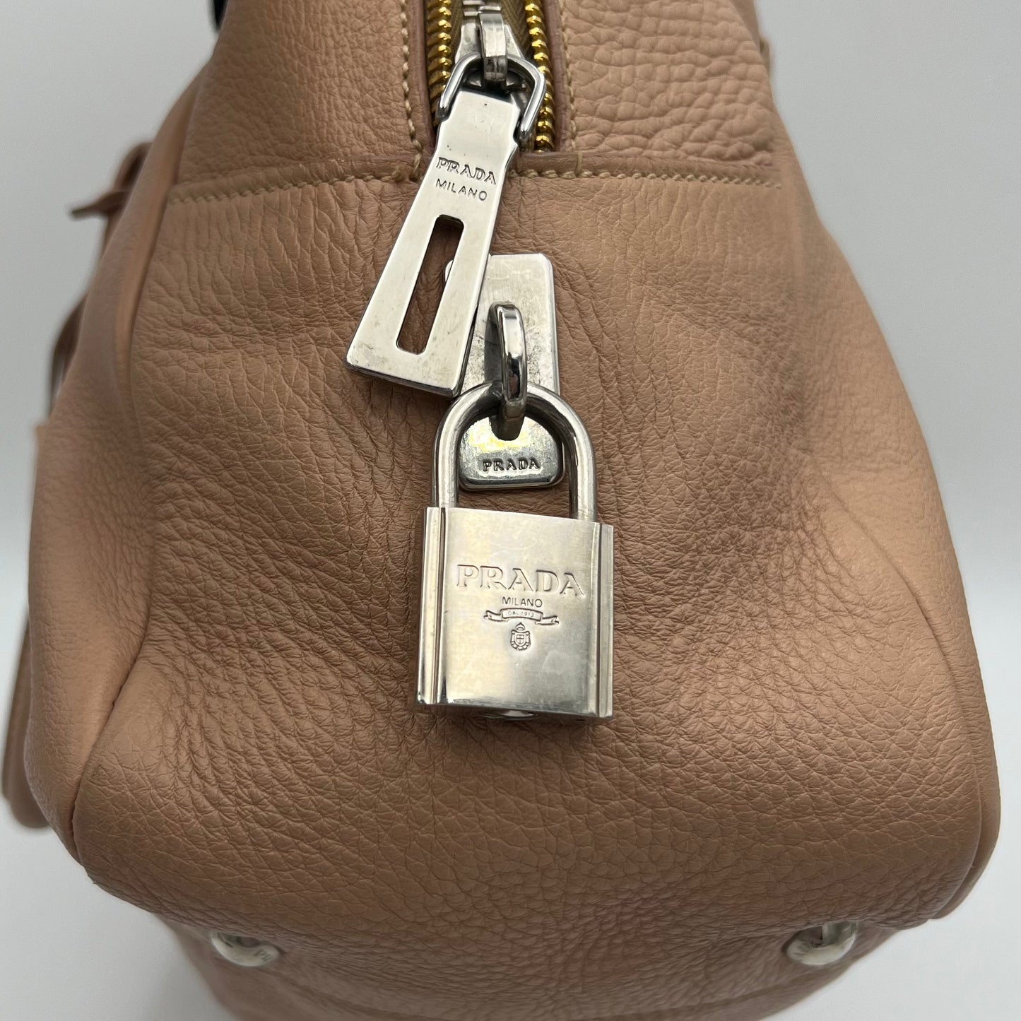 Prada Nude Pink Vitello Daino Handbag