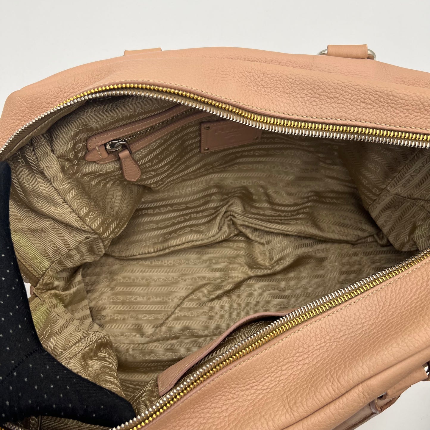 Prada Nude Pink Vitello Daino Handbag