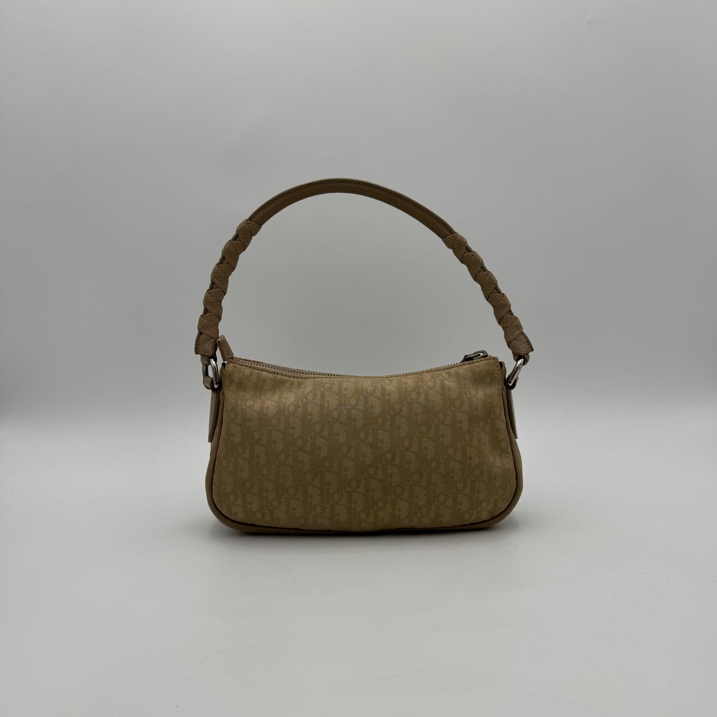 Christian Dior Beige Trotter Lovely Diorissimo Charm Shoulder