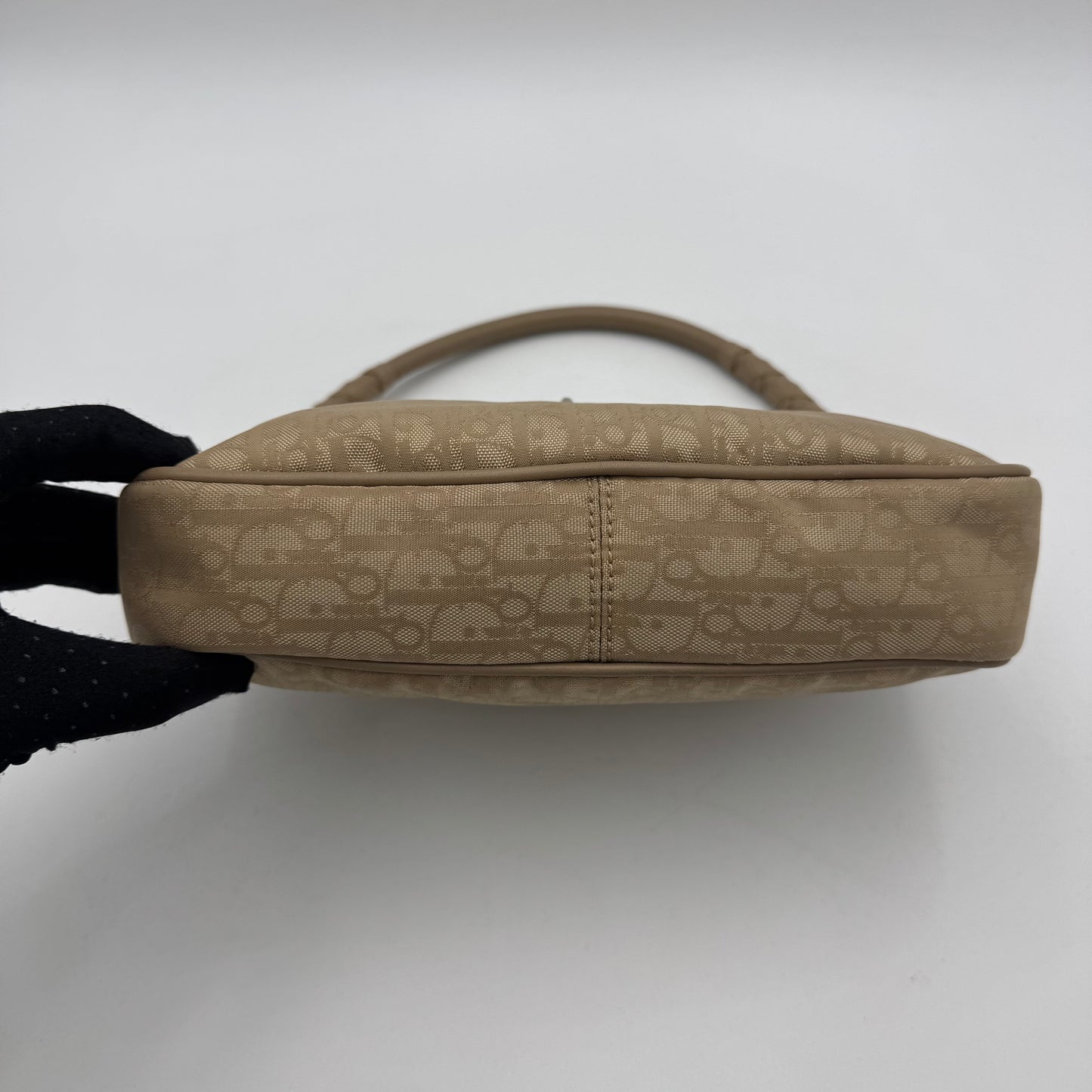 Christian Dior Beige Trotter Lovely Diorissimo Charm Shoulder