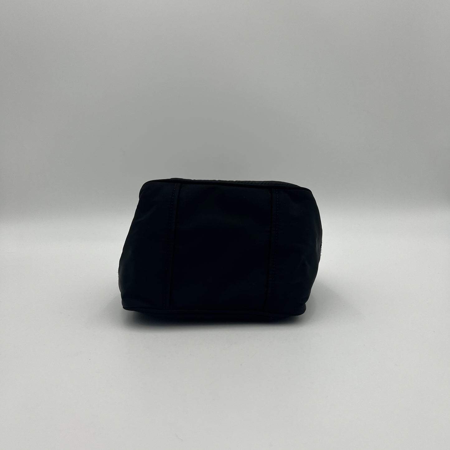 Prada Black Tessuto and Leather Tassel Mini Handbag