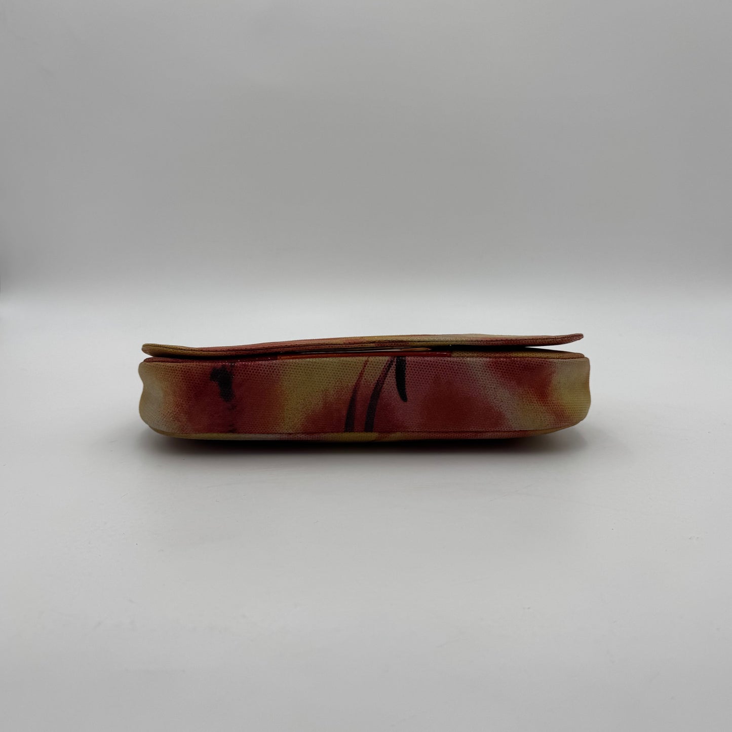 Christian Dior Orange and Red Sunset Malice Pearl Shoulder Bag GHW