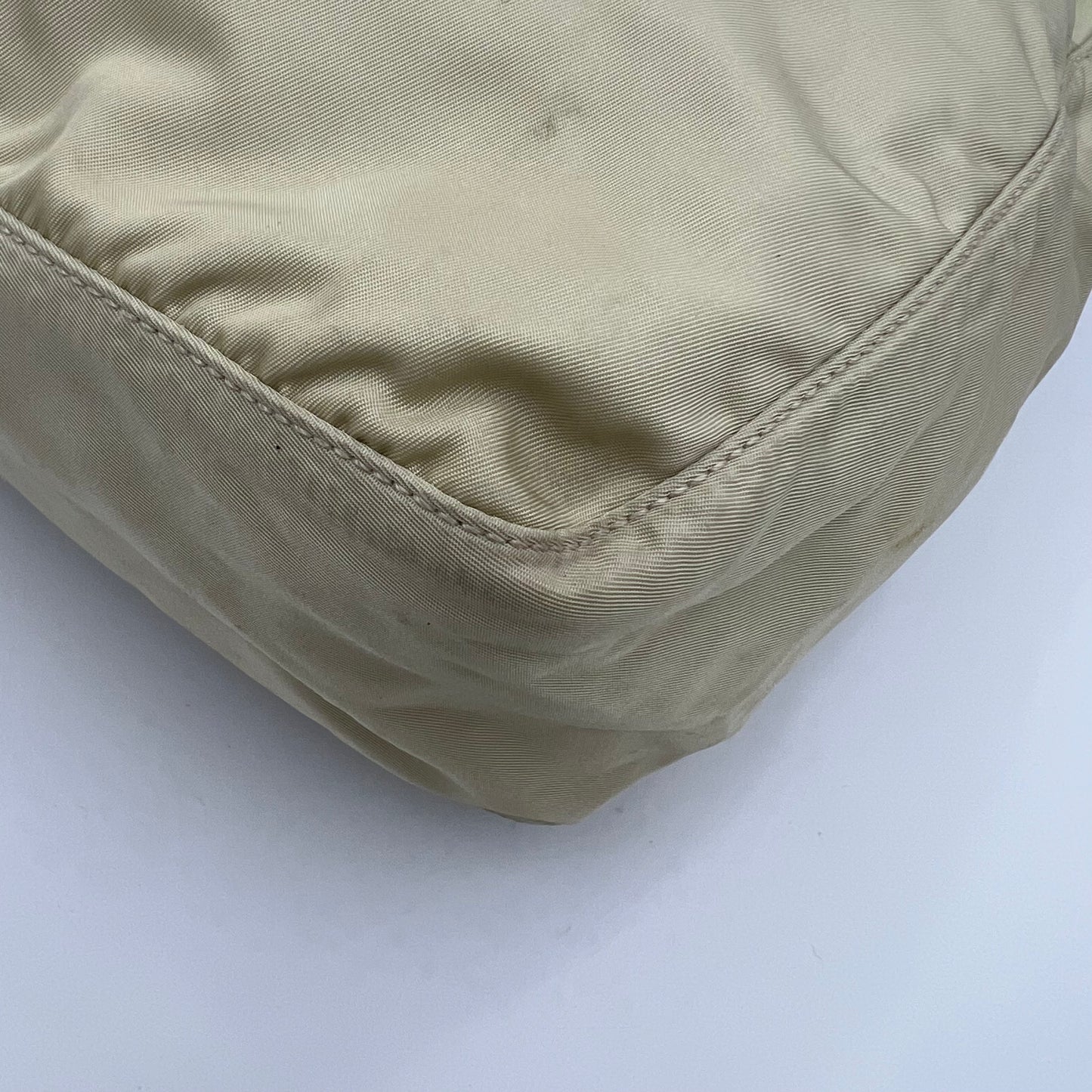 Prada Beige Nylon Messenger Crossbody