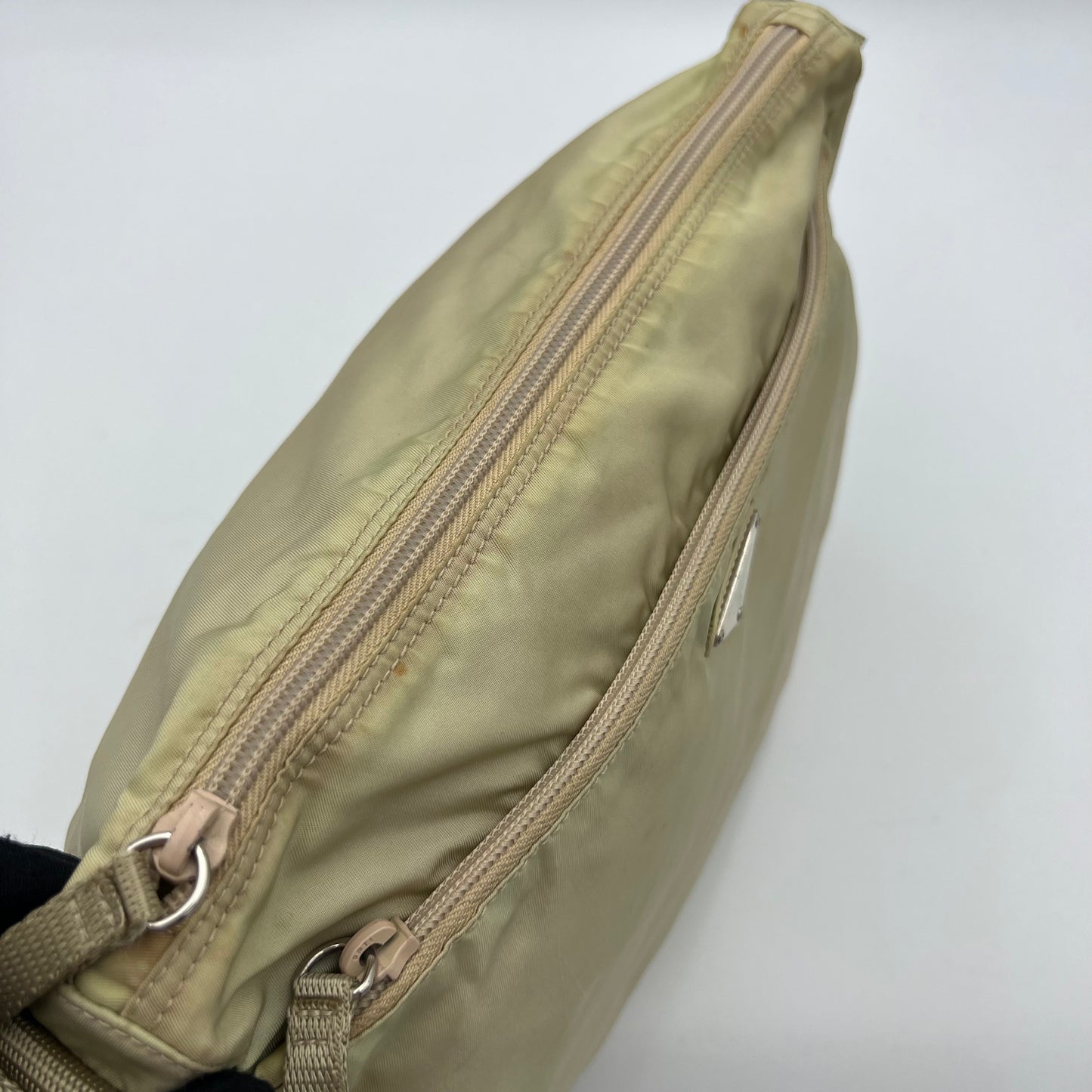 Prada Beige Nylon Messenger Crossbody