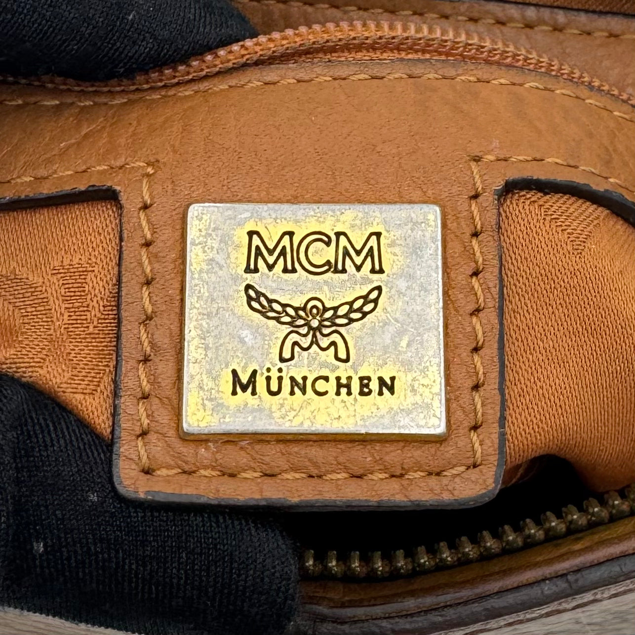 MCM Cognac Pochette