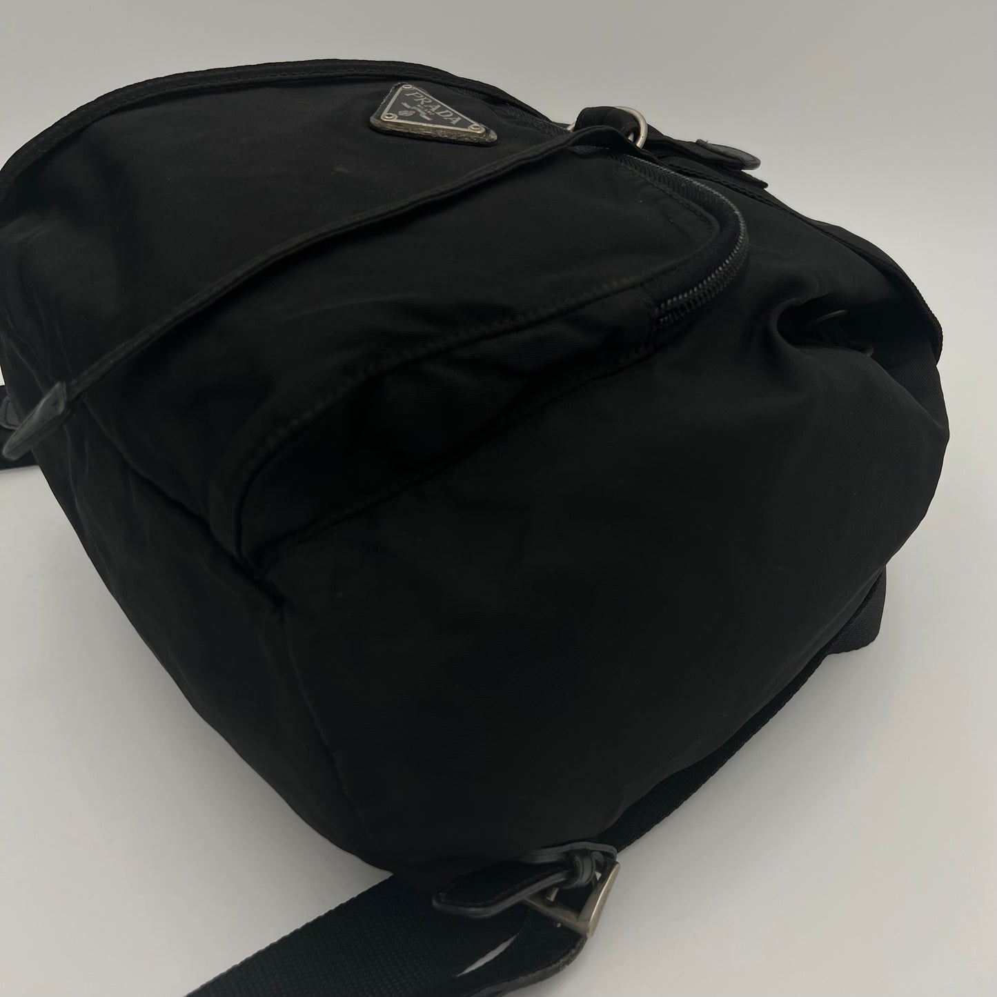 Prada Black Nylon Medium Backpack