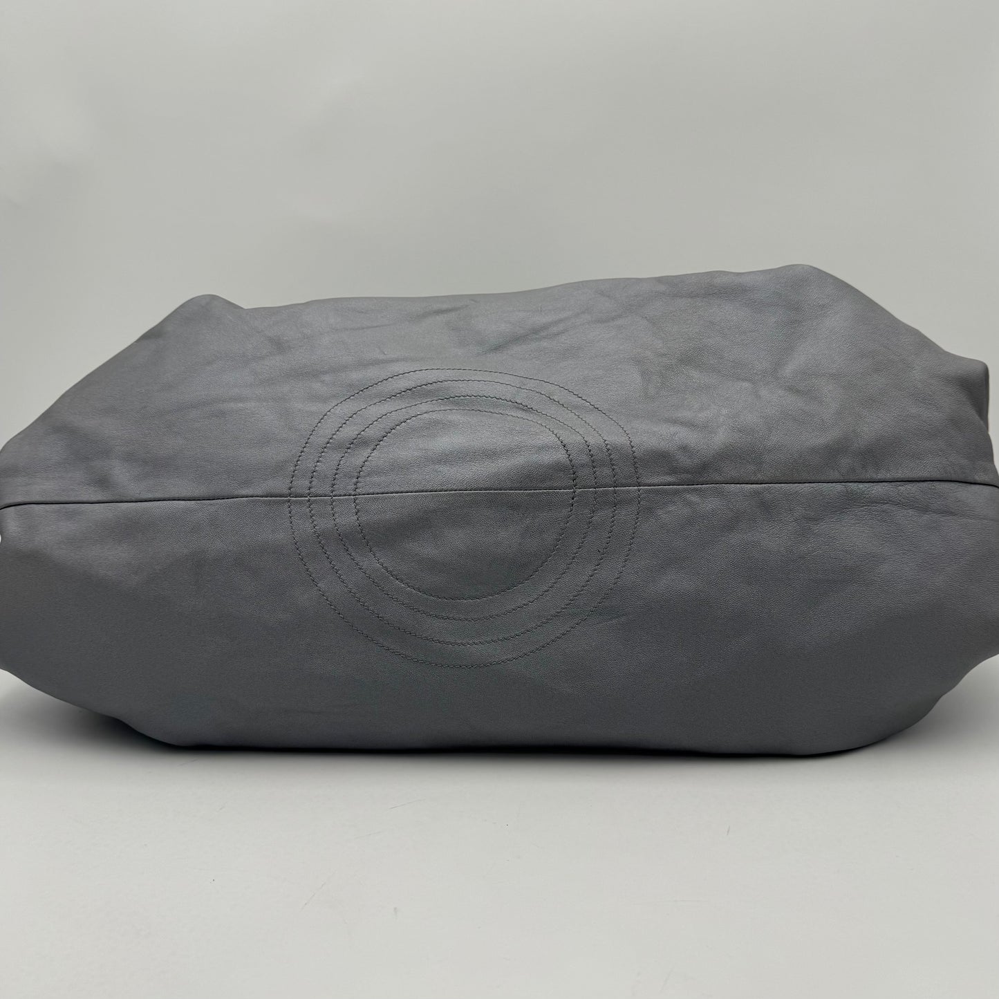 Loewe Metallic Gray Nappa Aire Handbag