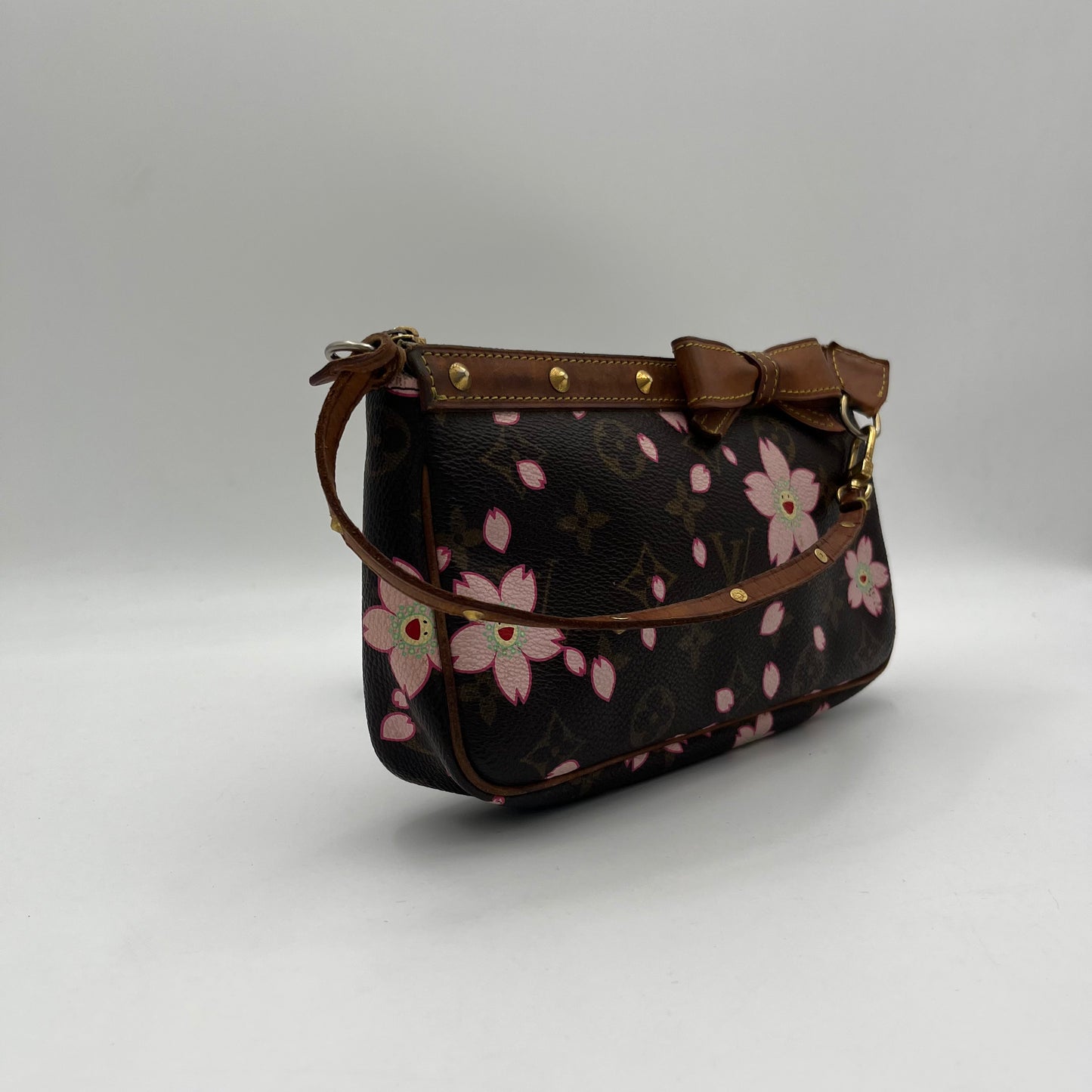 LV Takashi Murakami Monogram Cherry Blossoms Pochette