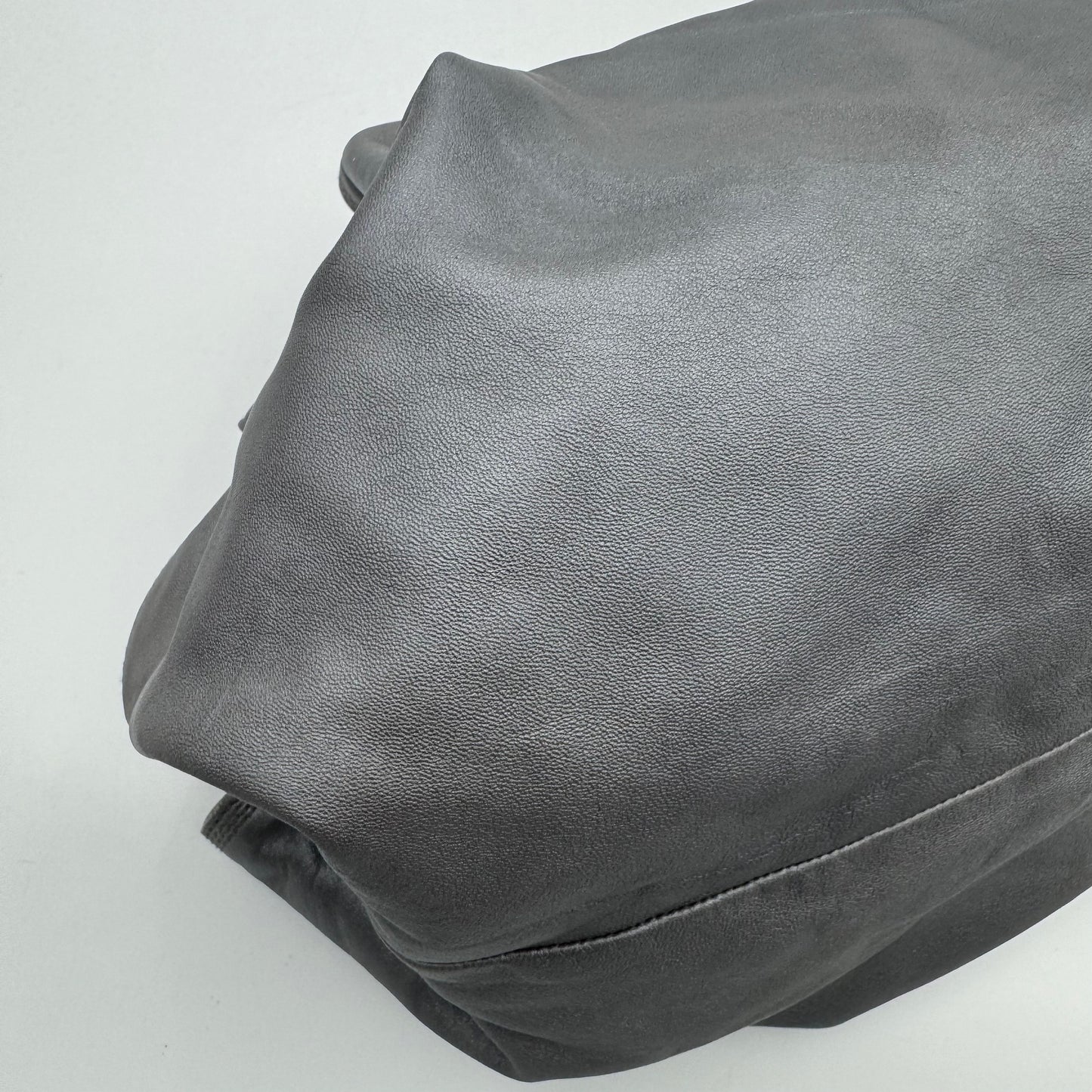 Loewe Metallic Gray Nappa Aire Handbag