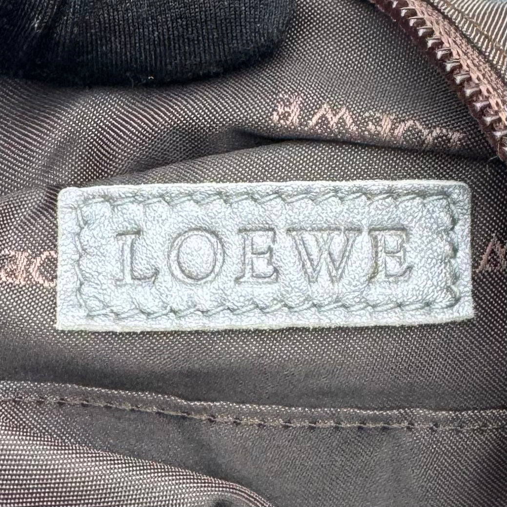 Loewe Metallic Gray Nappa Aire Handbag