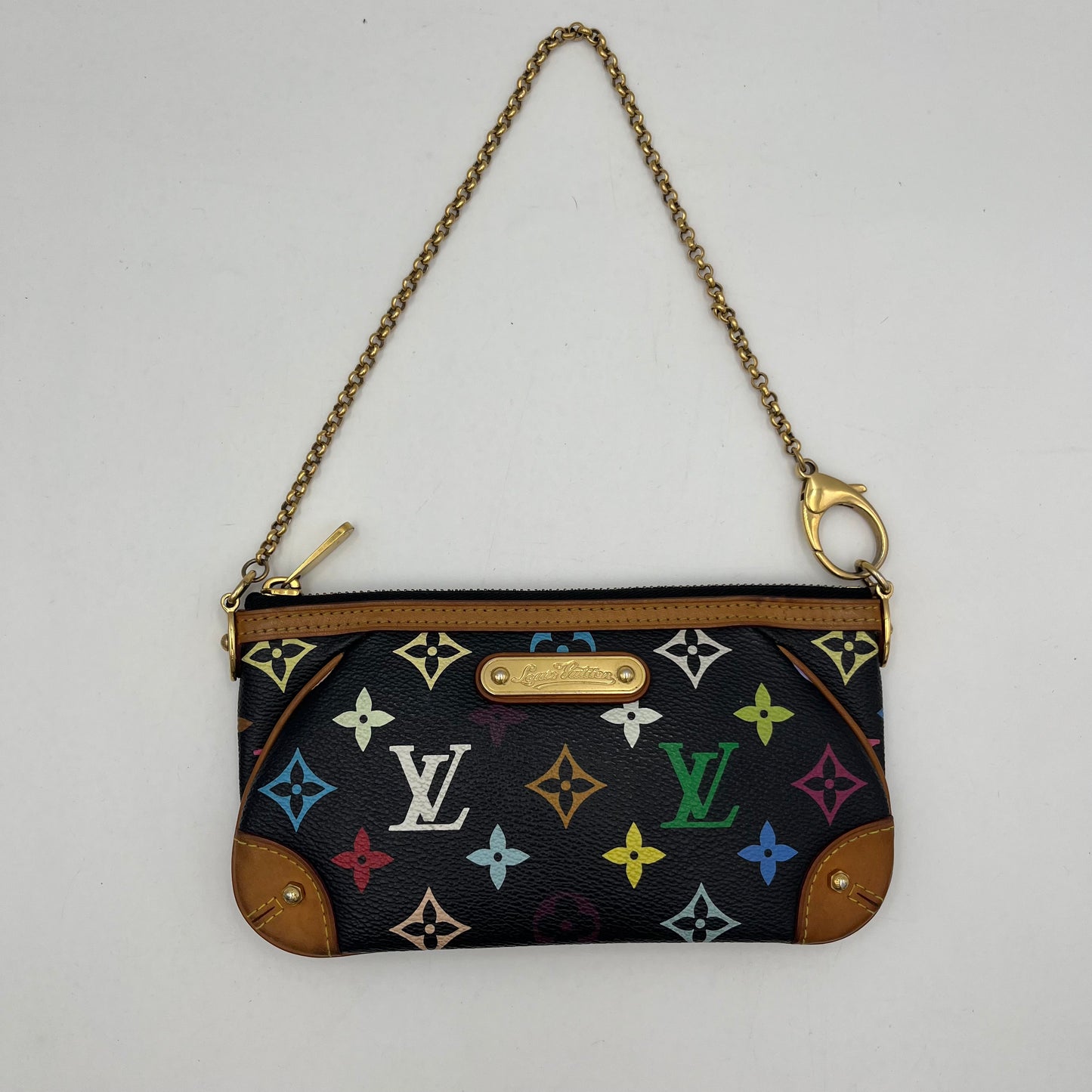 LV Takashi Murakami Black Multicolor Milla Pochette