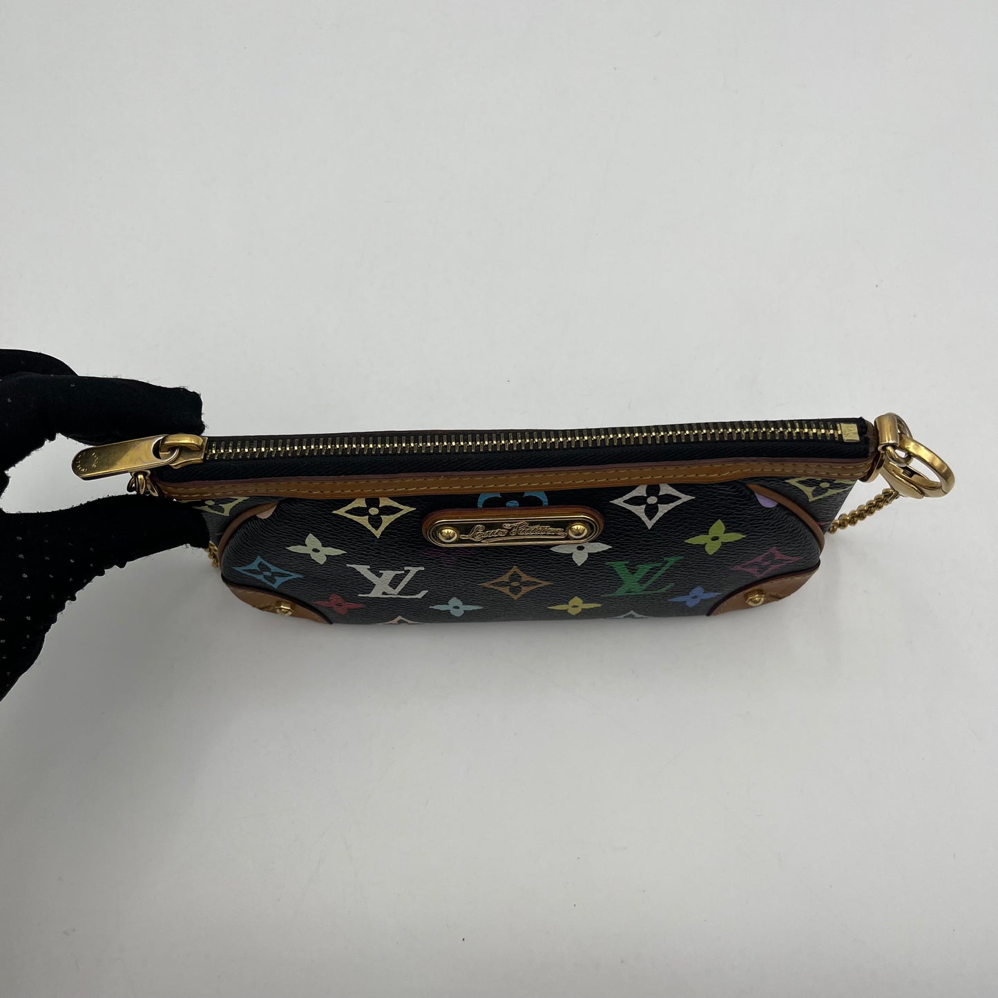 LV Takashi Murakami Black Multicolor Milla Pochette