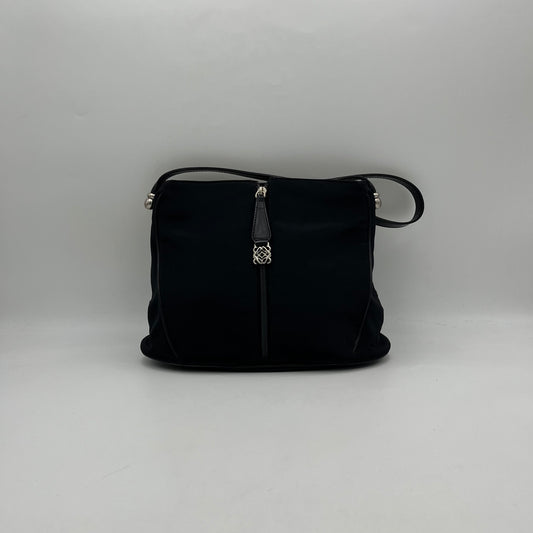 Loewe Black Nylon Shoulder Bag