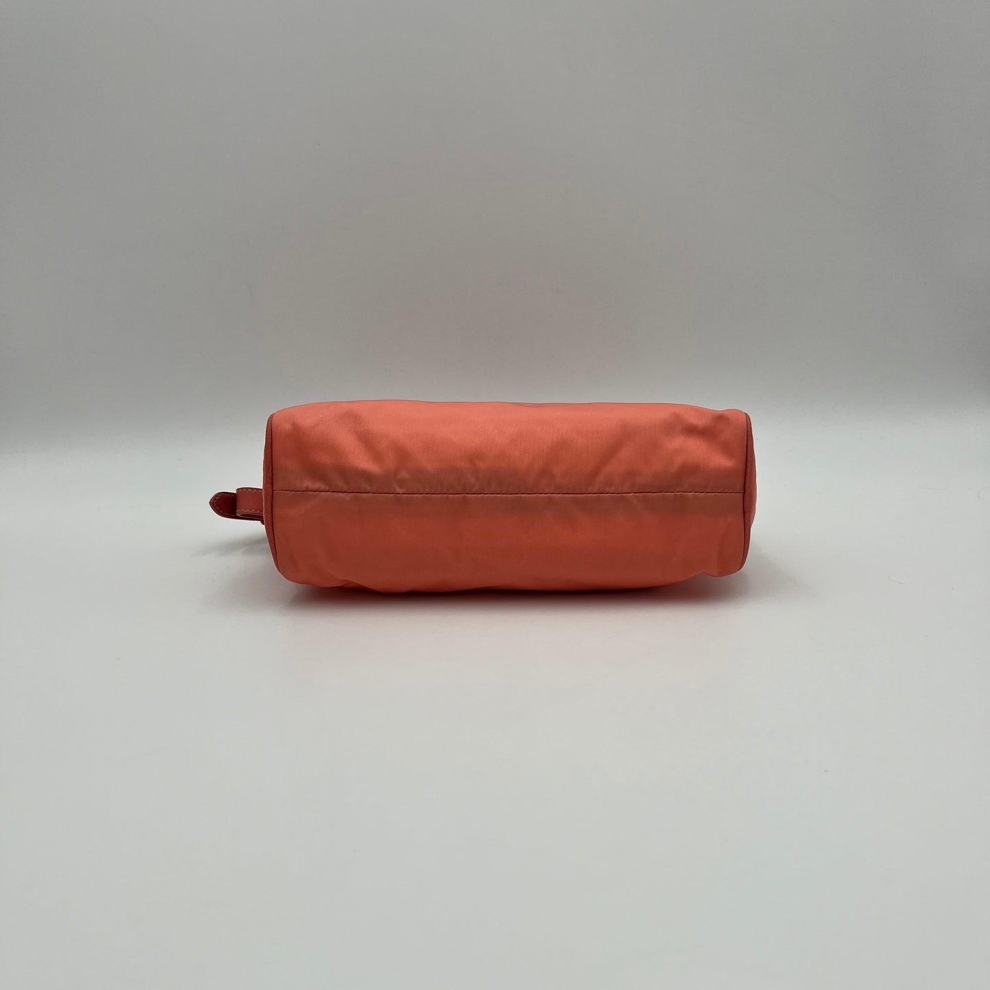 Prada Salmon Pink Tessuto and Leather Pochette
