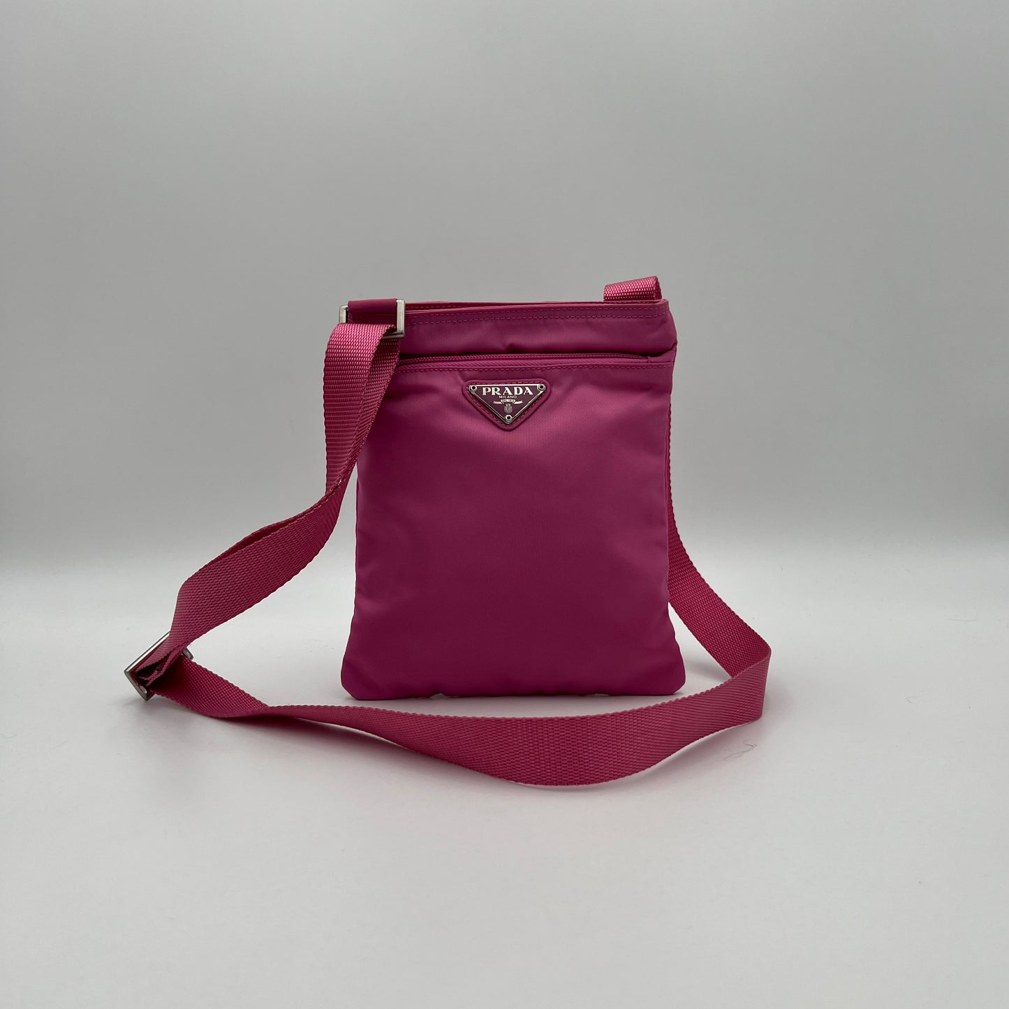 Prada Pink Nylon Mini Crossbody