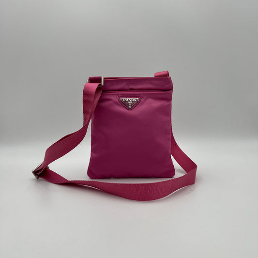 Prada Pink Nylon Mini Crossbody