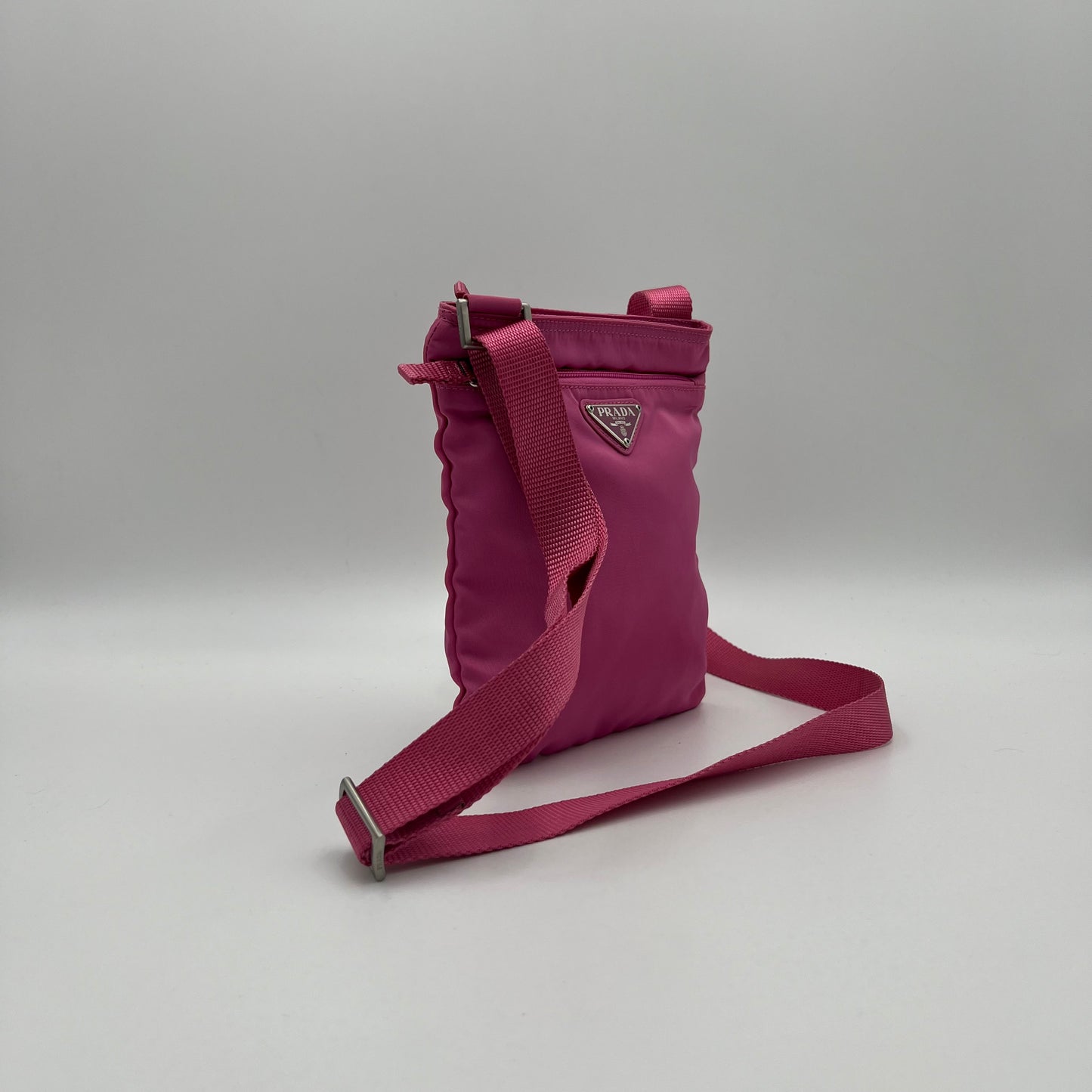 Prada Pink Nylon Mini Crossbody