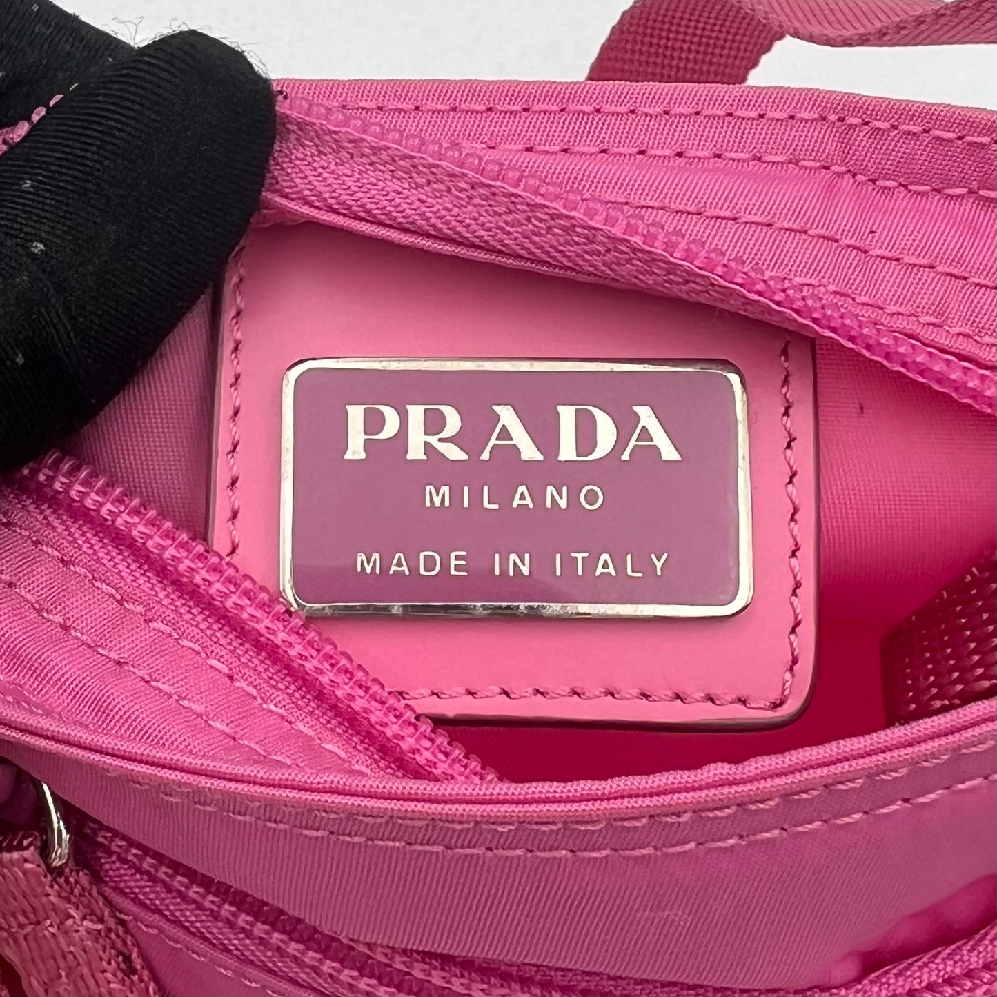 Prada Pink Nylon Mini Crossbody
