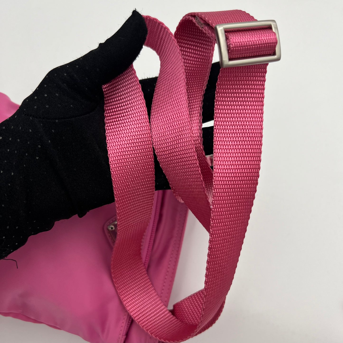Prada Pink Nylon Mini Crossbody
