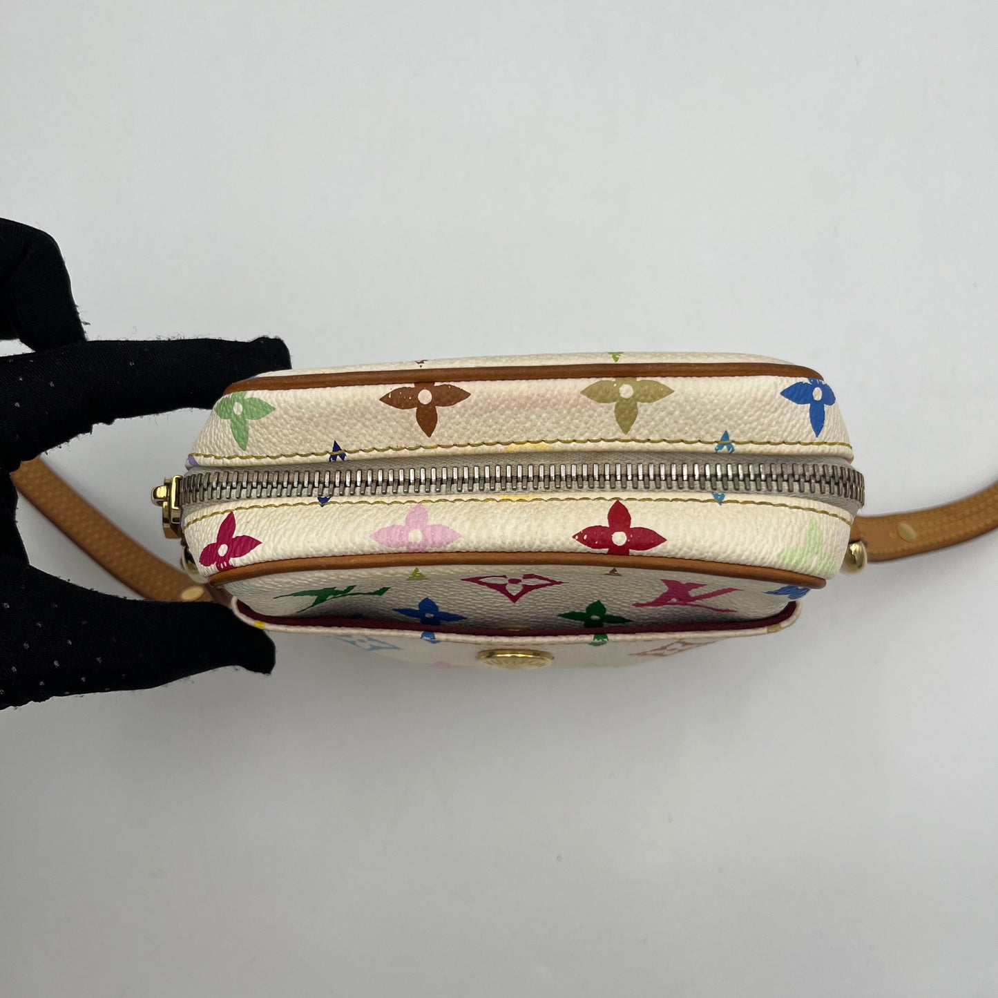 LV White Multicolor Rift Crossbody