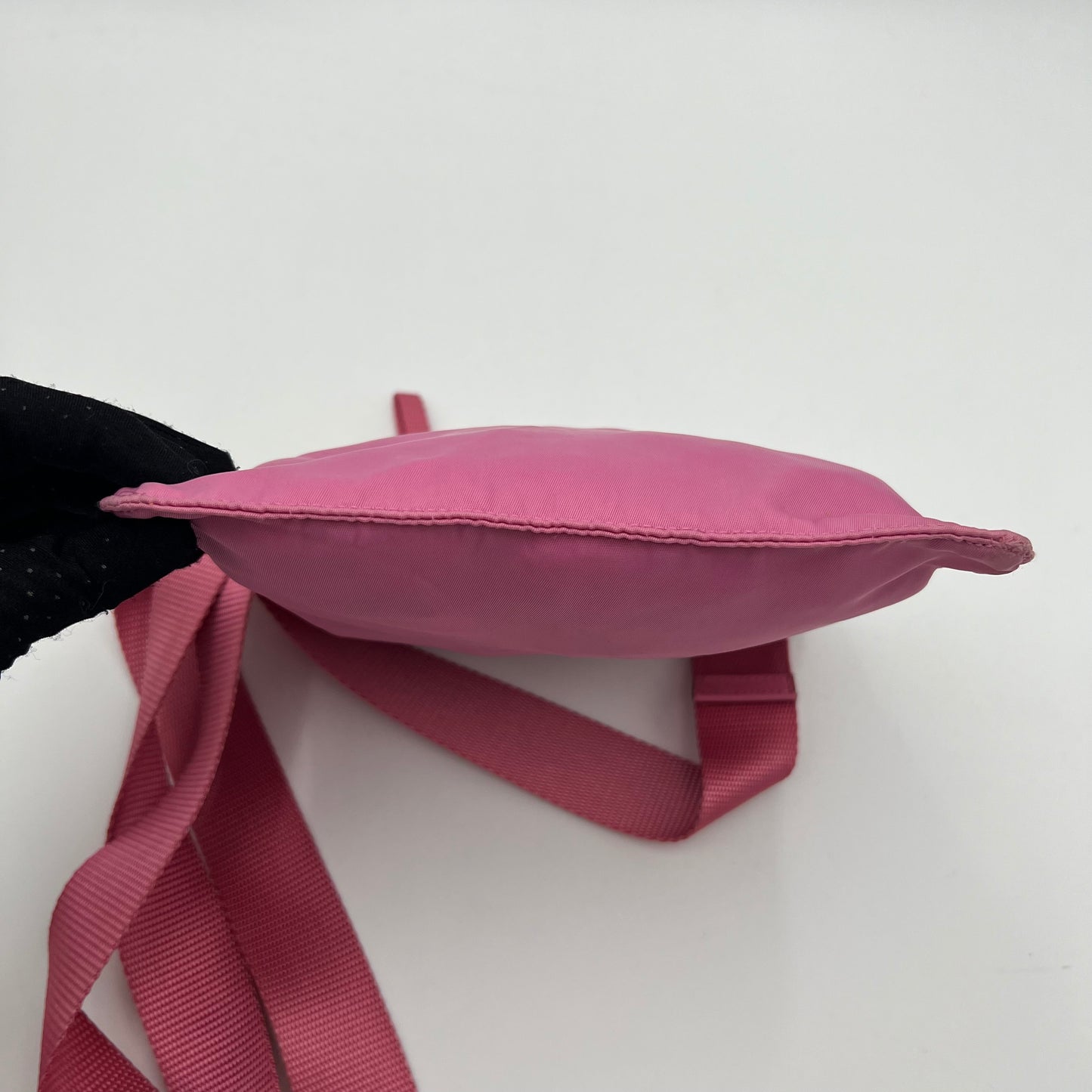 Prada Pink Nylon Small Messenger Crossbody