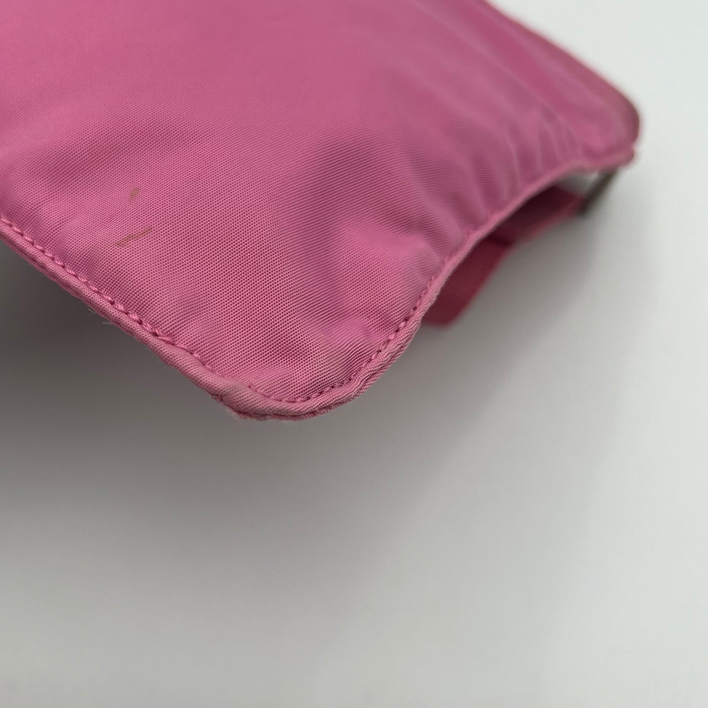 Prada Pink Nylon Small Messenger Crossbody