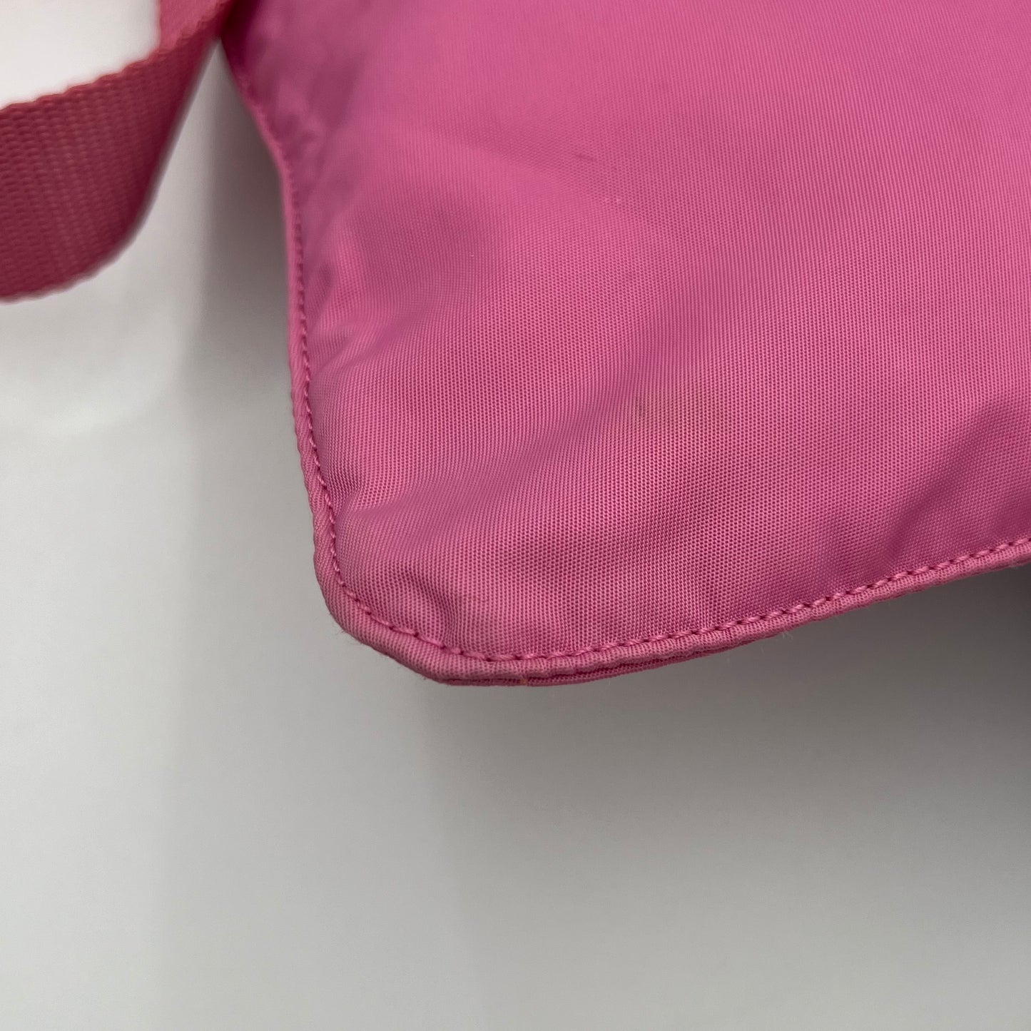 Prada Pink Nylon Small Messenger Crossbody