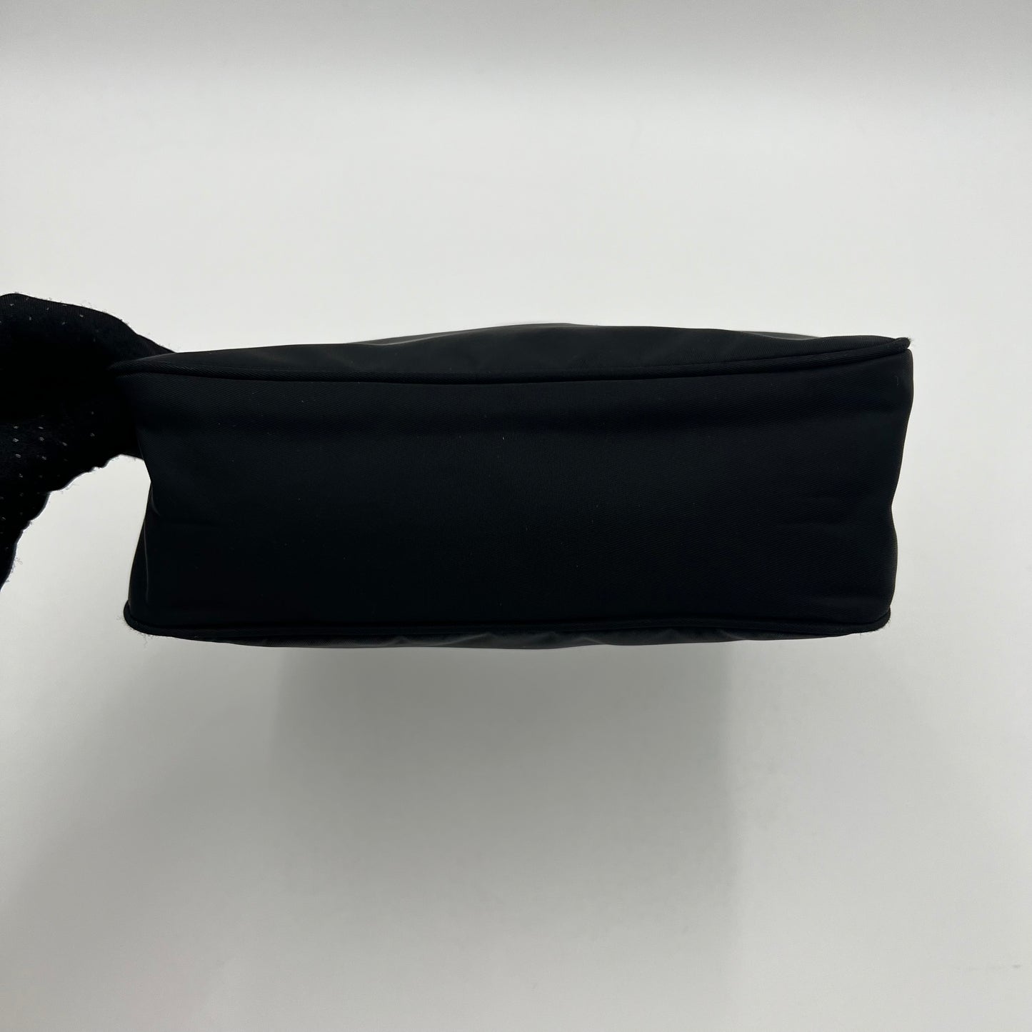 Prada Black Nylon Mini Hobo Bag