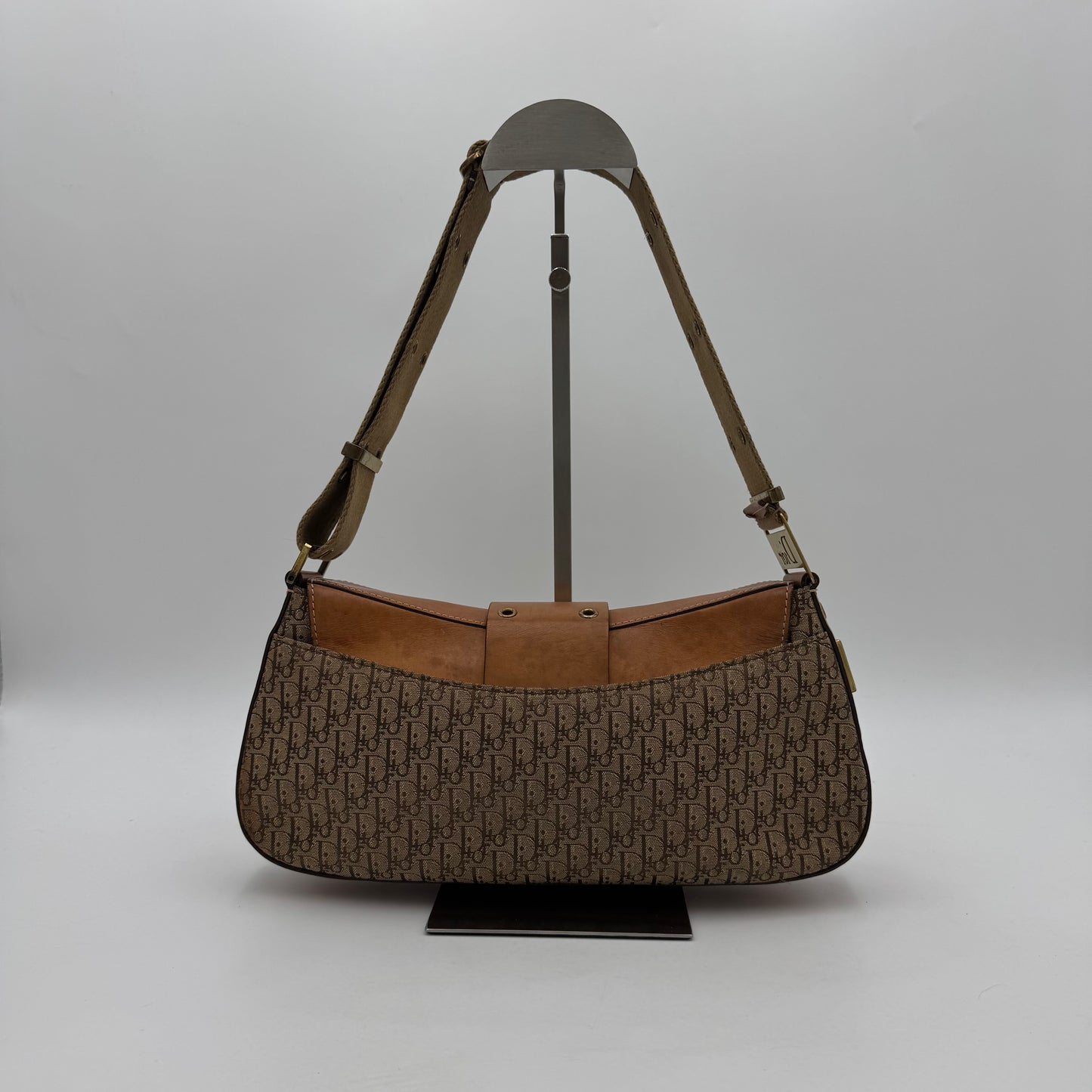 Christian Dior Brown Trotter Canvas and Leather Street Chic Columbus
