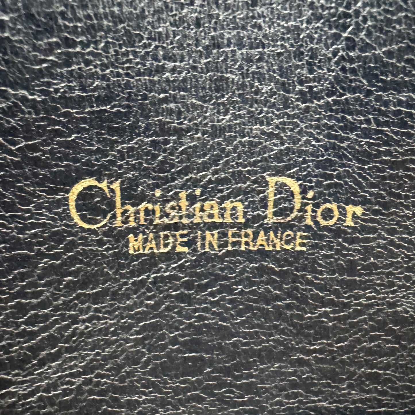 Christian Dior Vintage Navy Blue Trotter CD Side Strap Logo Shoulder Bag