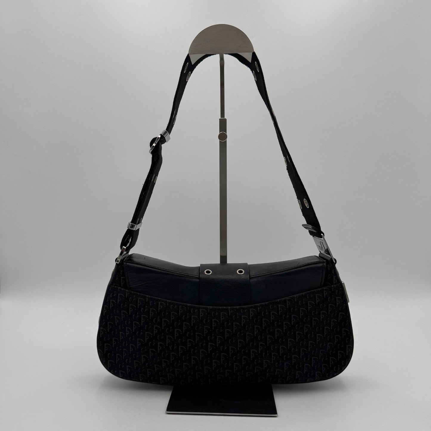 Christian Dior Black Trotter Canvas and Leather Street Chic Columbus