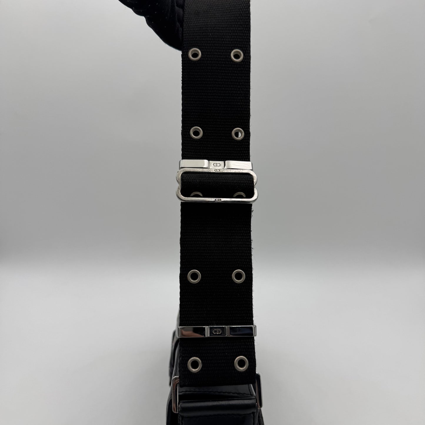 Christian Dior Black Trotter Canvas and Leather Street Chic Columbus