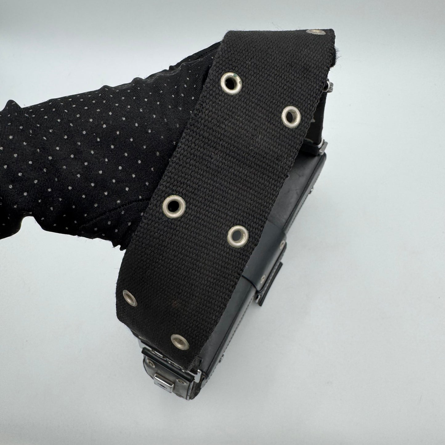 Christian Dior Black Trotter Canvas and Leather Street Chic Columbus